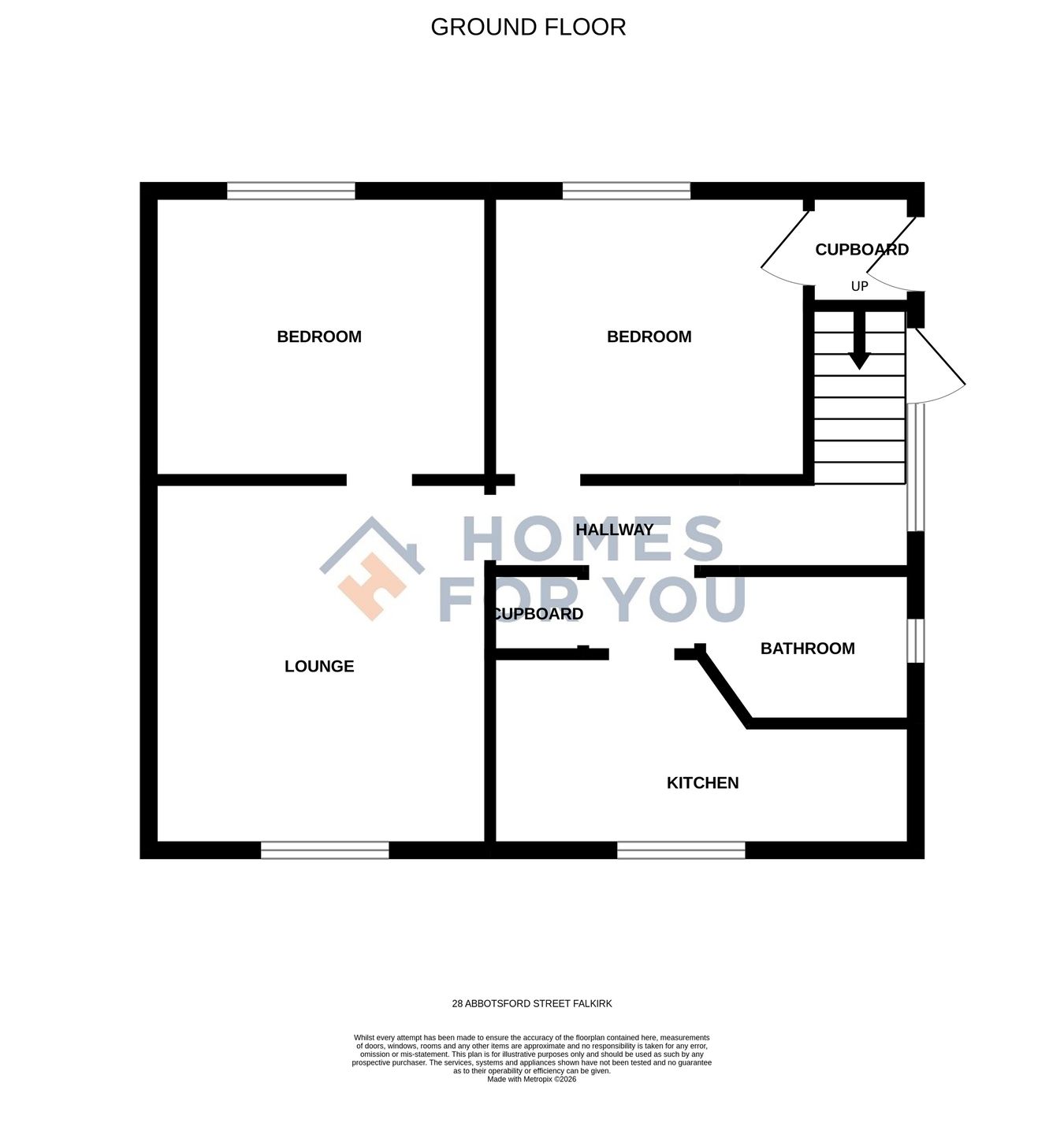 28, Abbotsford Street, Falkirk floorplan