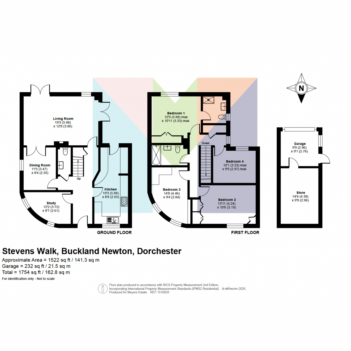 Muffin Cottage, Stevens Walk, Buckland Newton floorplan