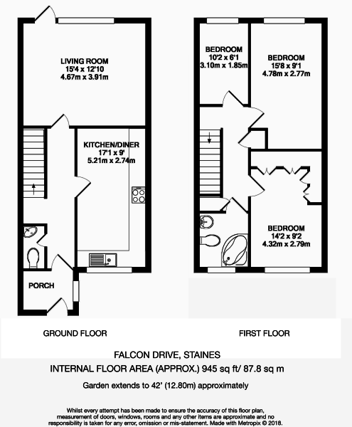 3 Bedrooms  for sale in Falcon Drive, Stanwell TW19