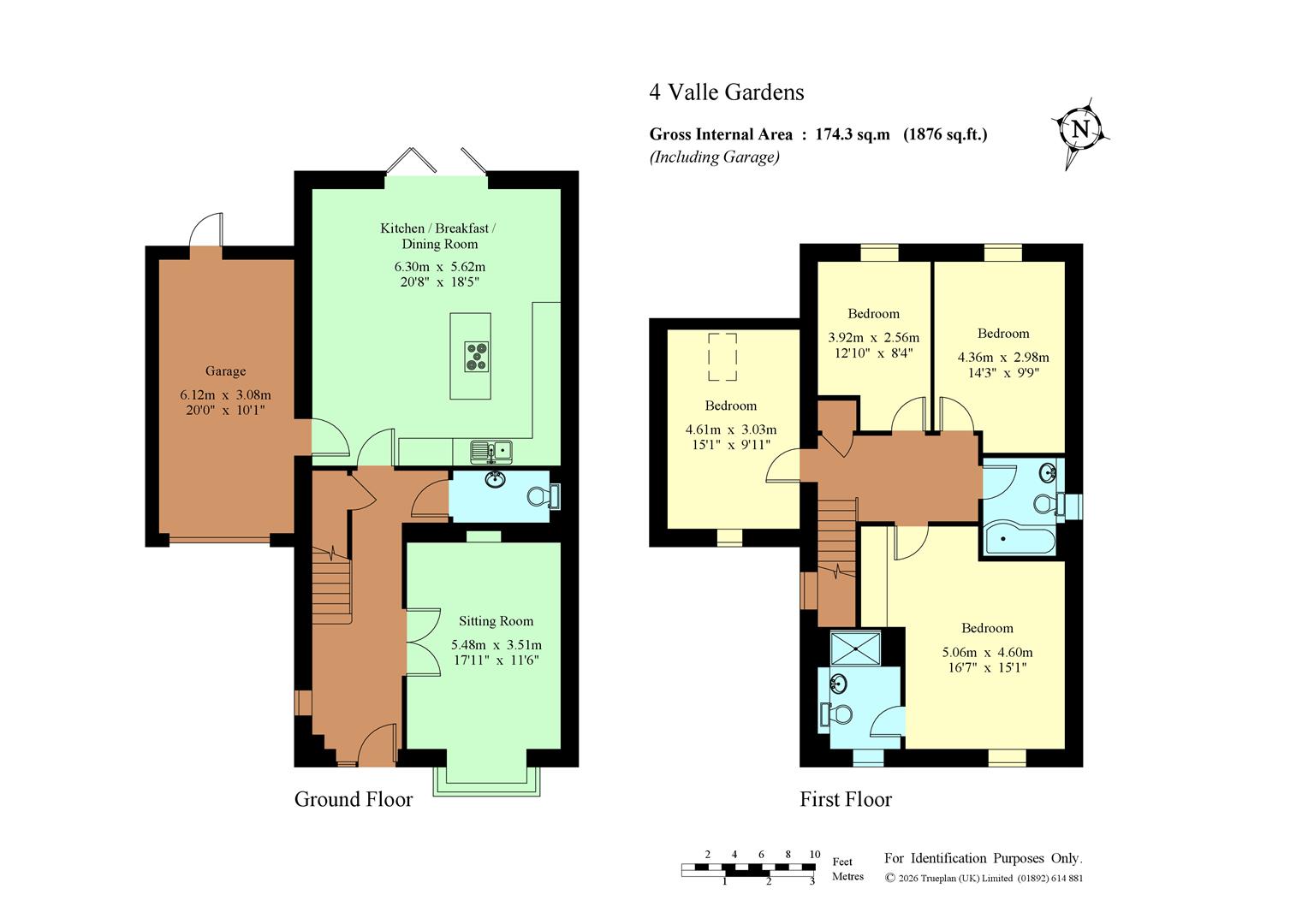 4, Valle Gardens, Tonbridge floorplan
