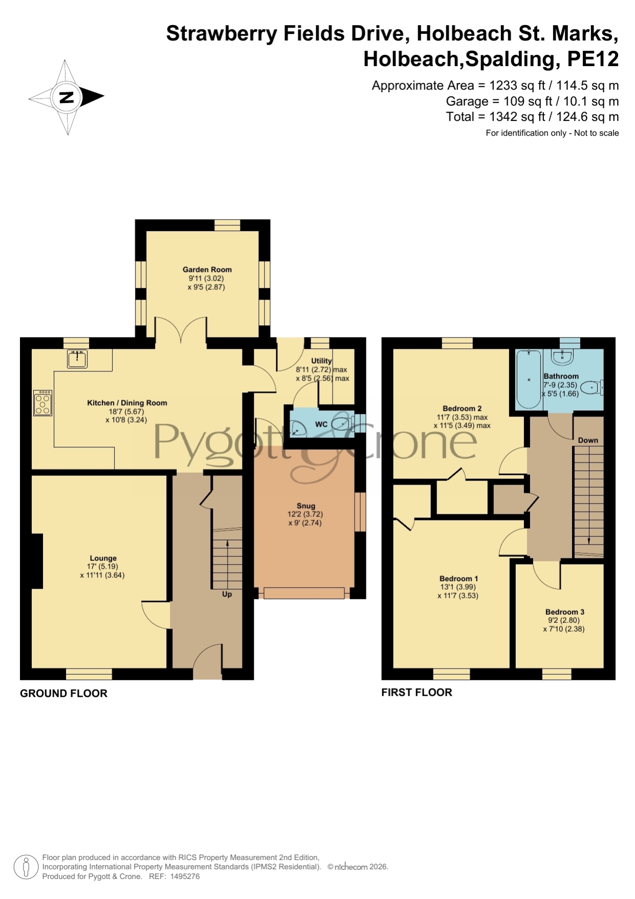1, Strawberry Fields Drive Holbeach St. Marks, Spalding floorplan