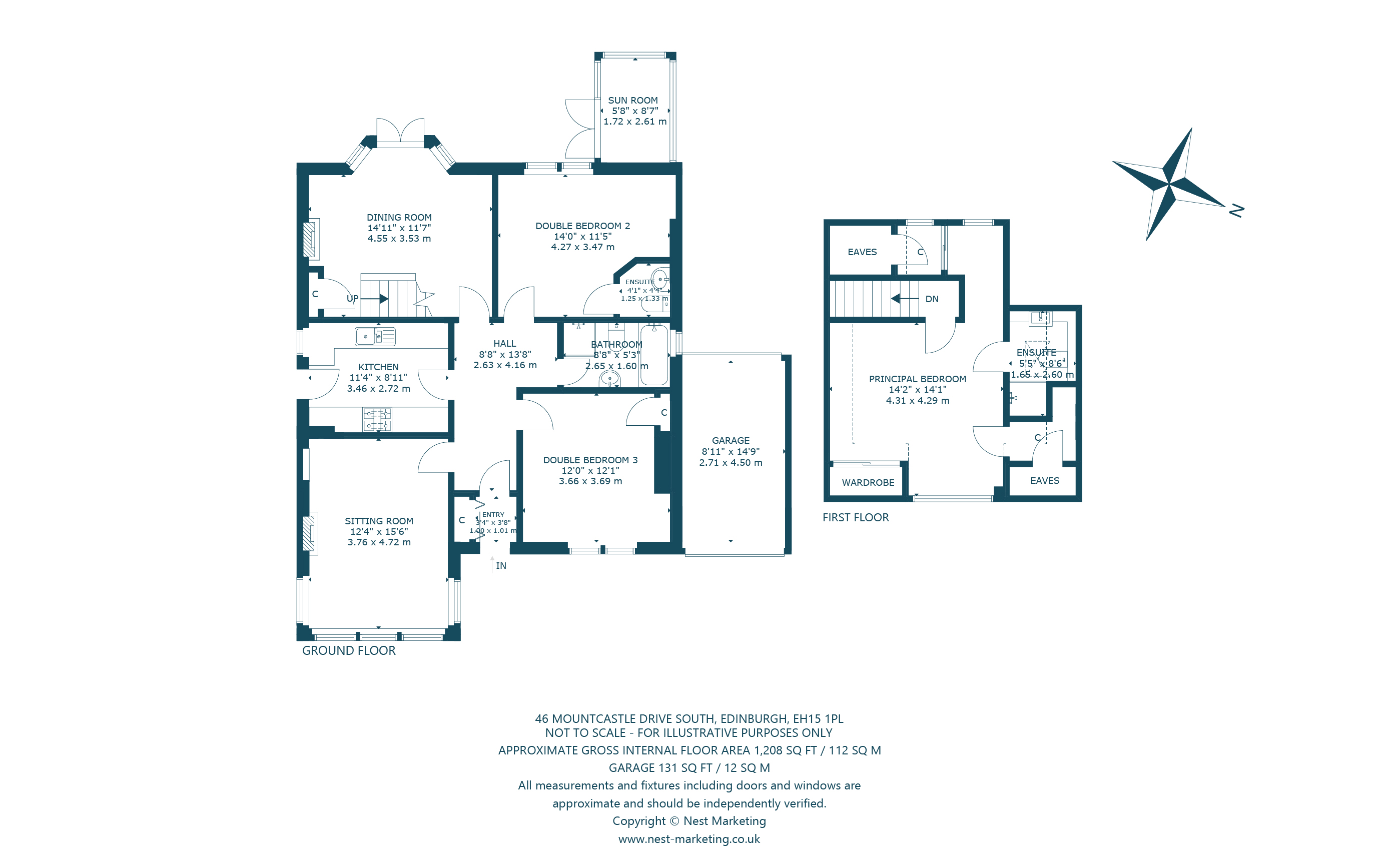 46, Mountcastle Drive South, Edinburgh floorplan