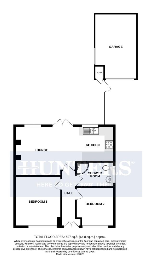 3, Thorpe Avenue, Burntwood floorplan