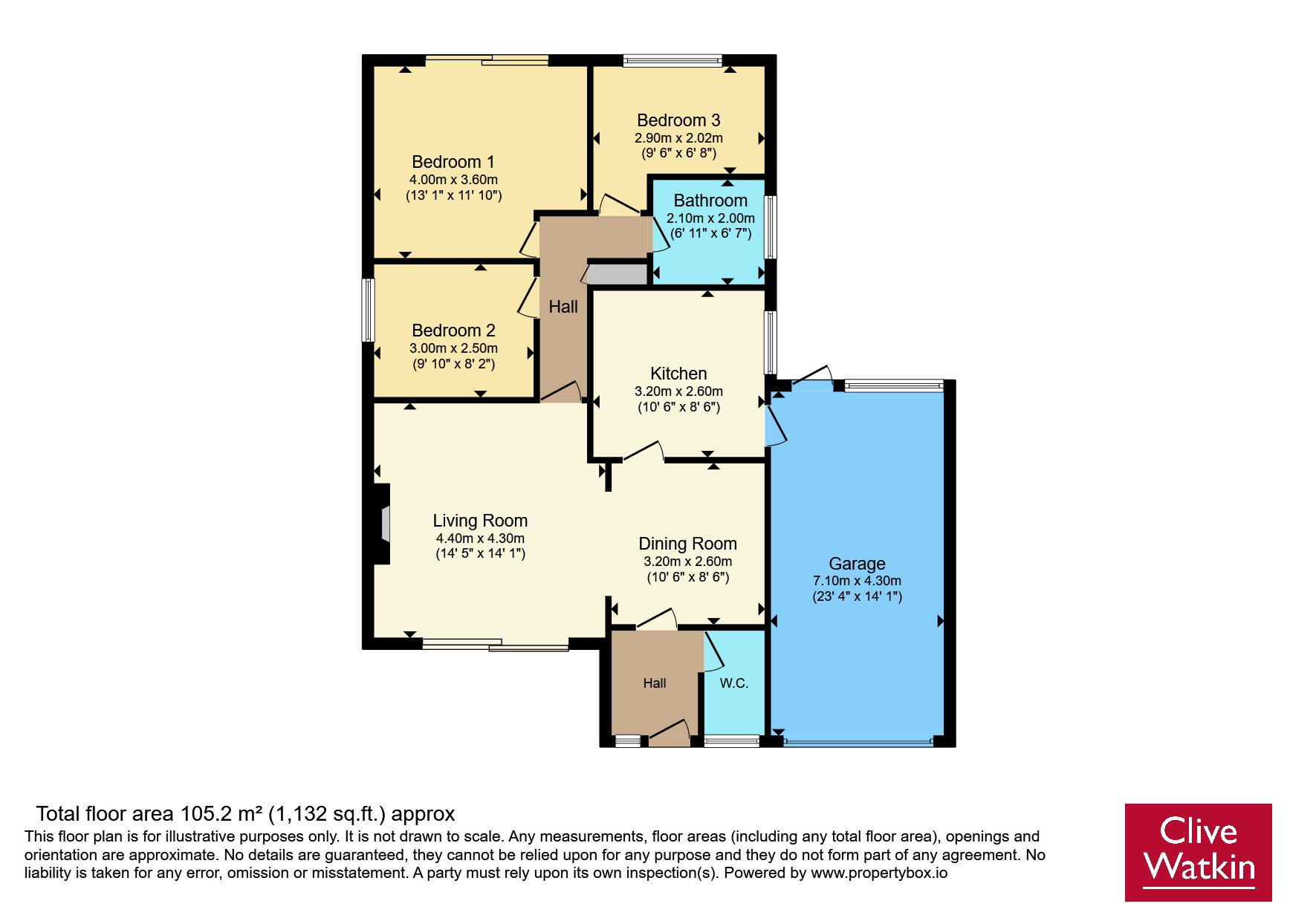 66, Meadow Lane, Neston floorplan