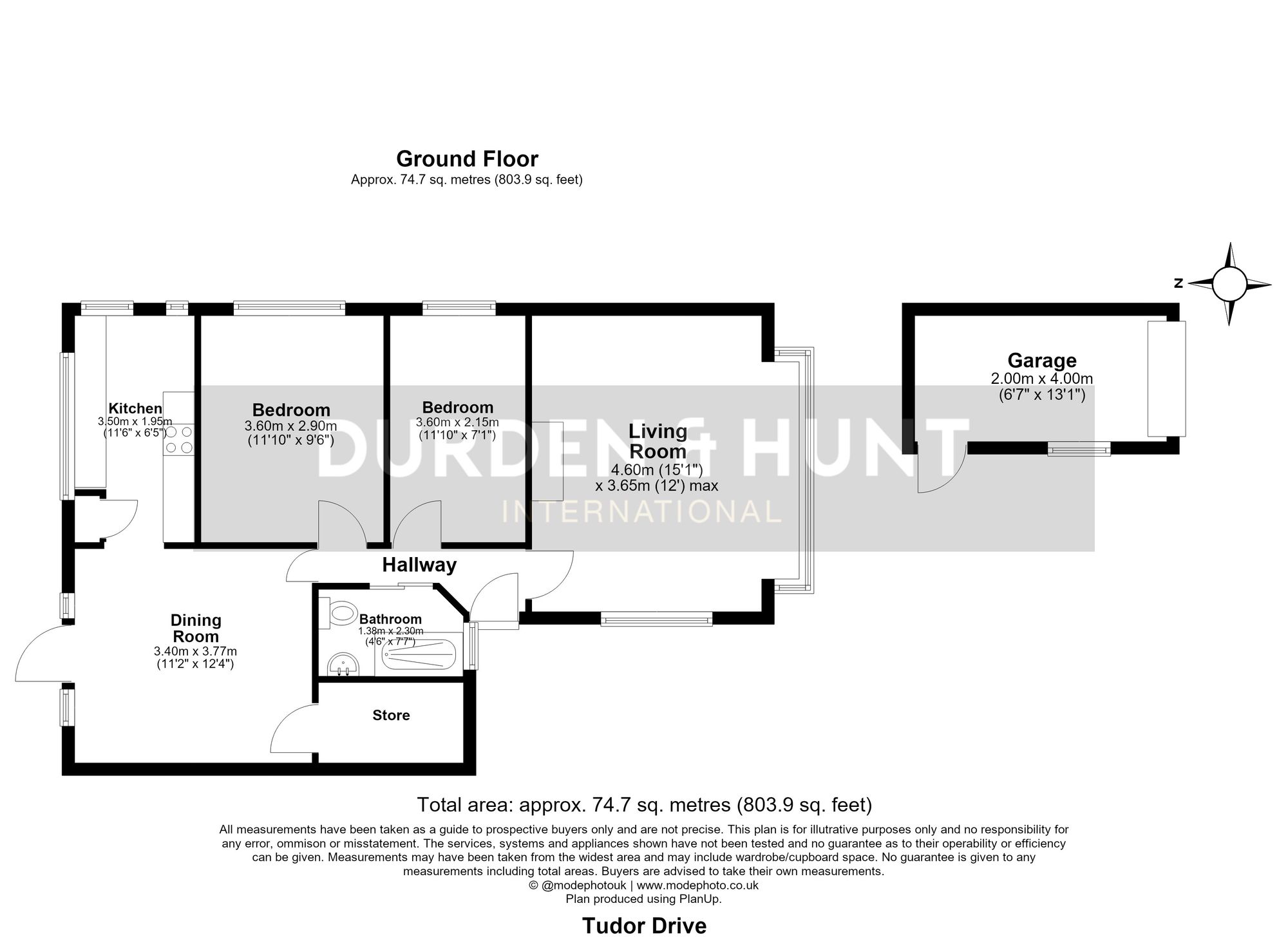 47 Tudor Drive, Romford floorplan
