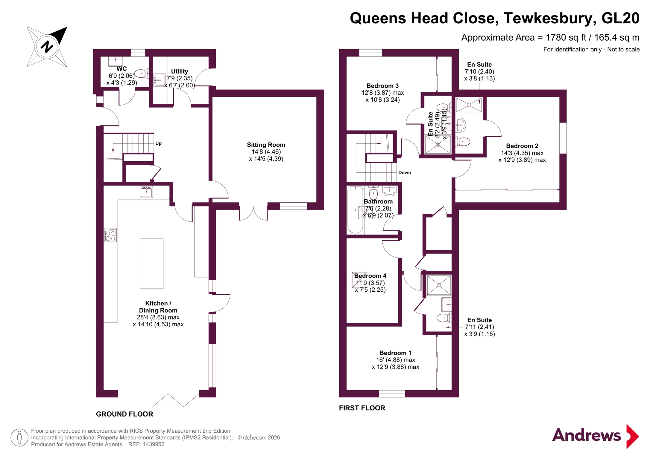 Plot 8, Queens Head Close,, Plot 8, Queens Head Close, Tewkesbury floorplan