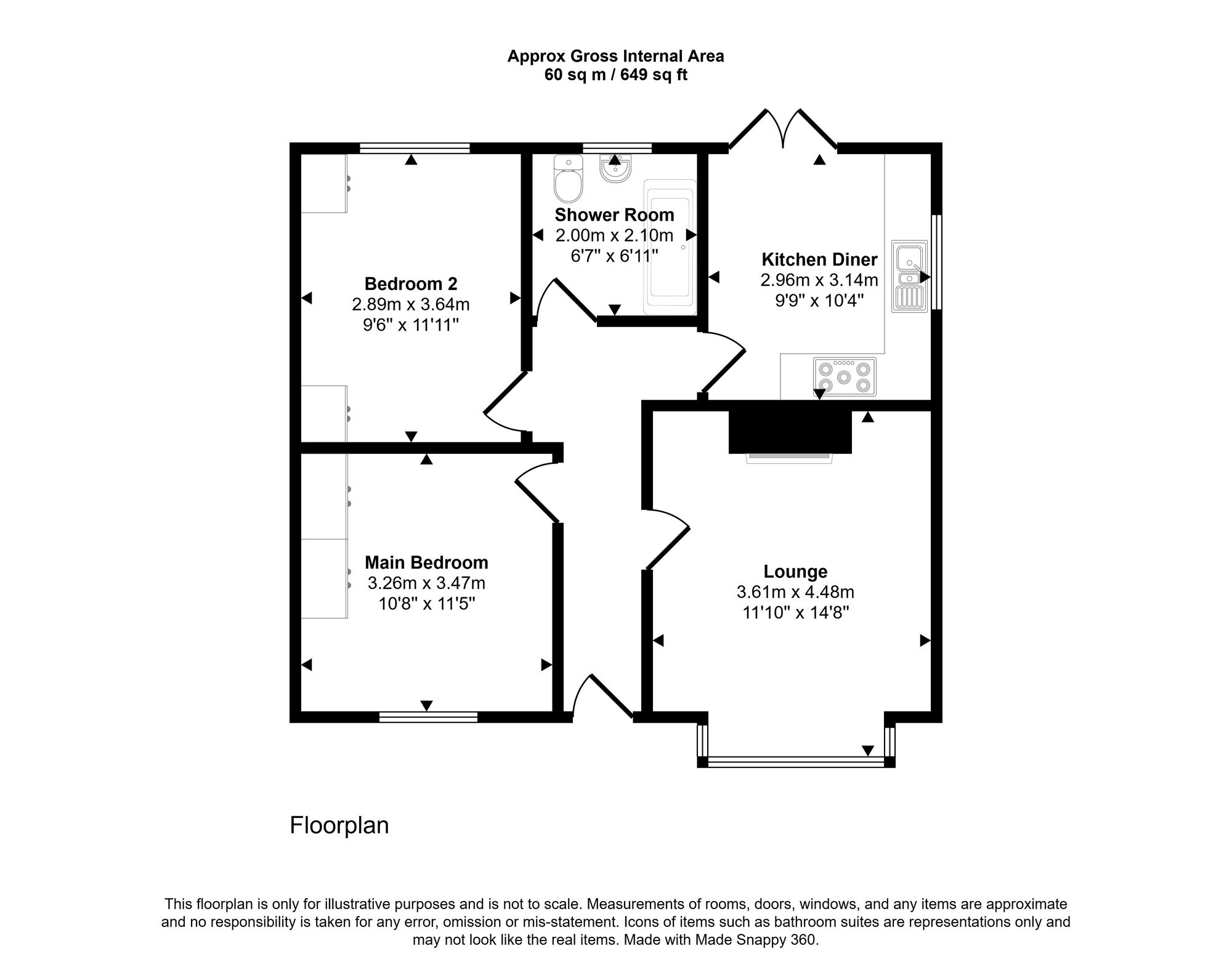 66 Holt Street, Wigan floorplan