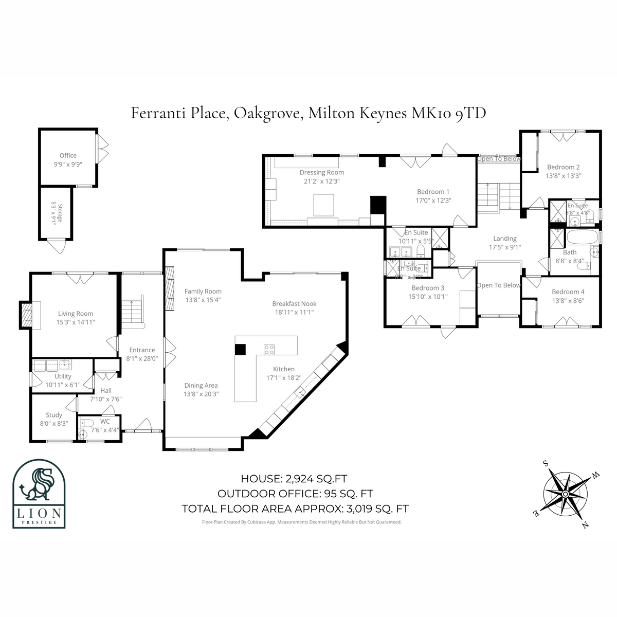 6, Ferranti Place, Milton Keynes floorplan