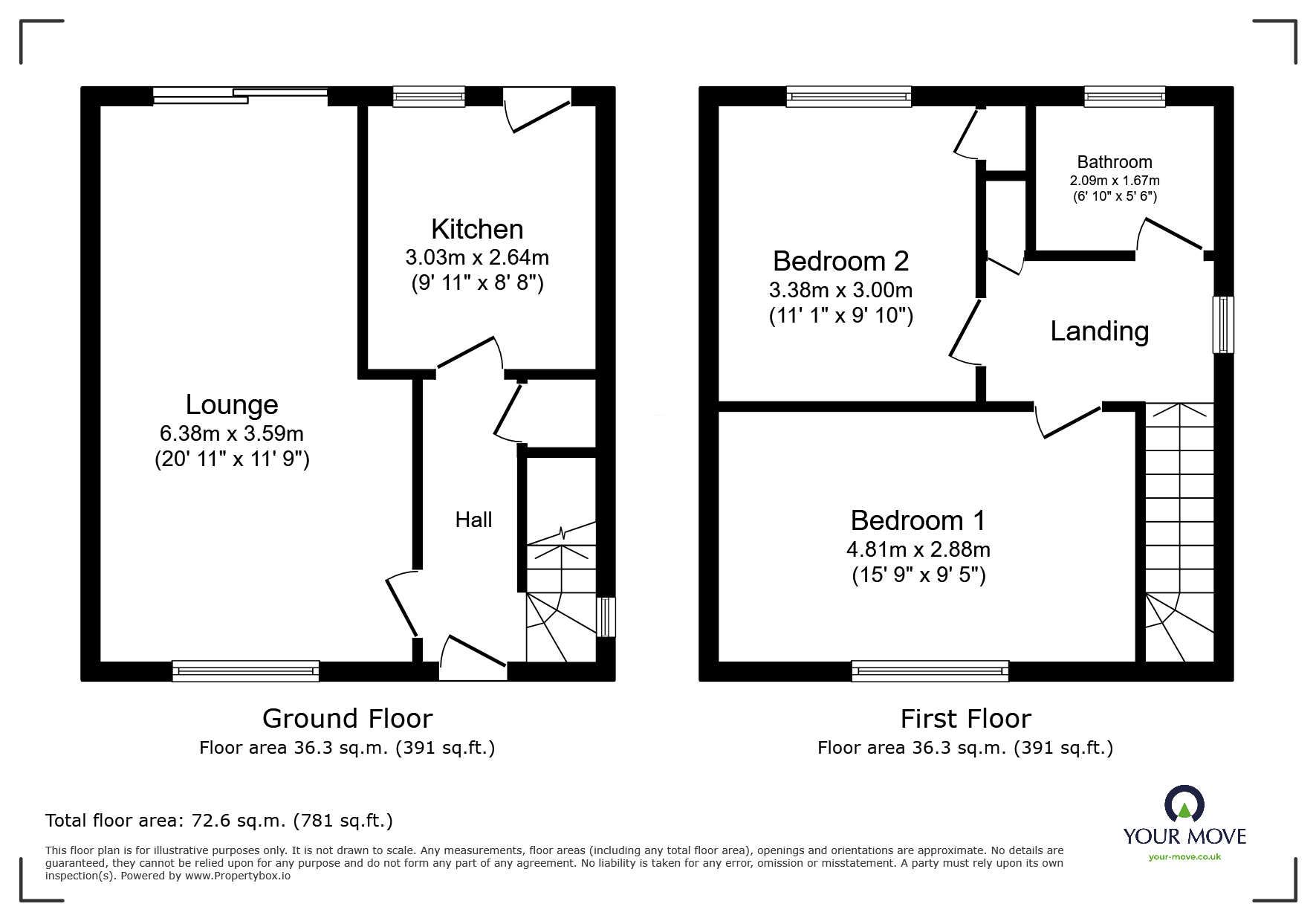 67, Queensway, Kent floorplan