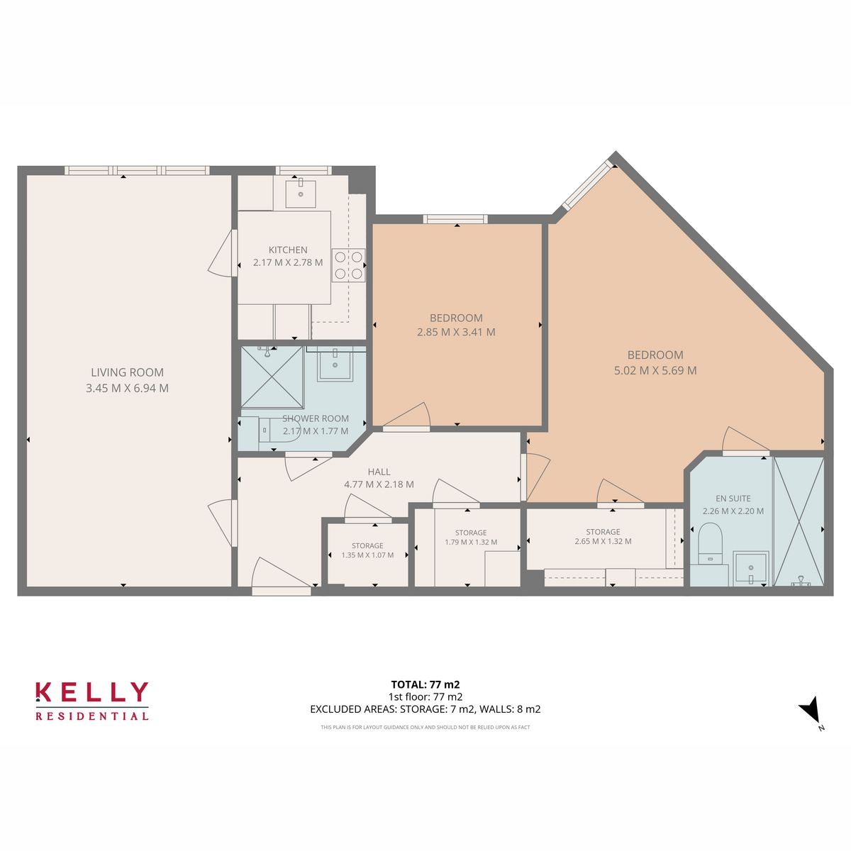 Flat Flat 19, Greenwood Grove West, Newton Mearns, Glasgow floorplan