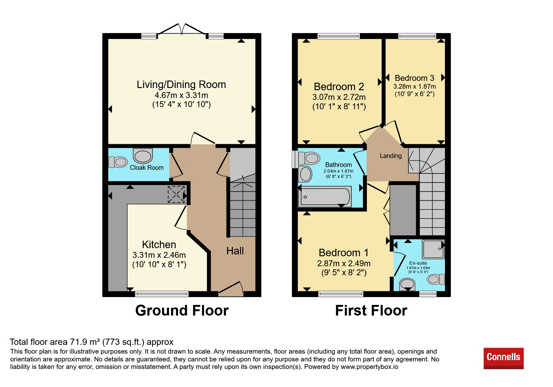 17, Baker Street, RUGBY floorplan