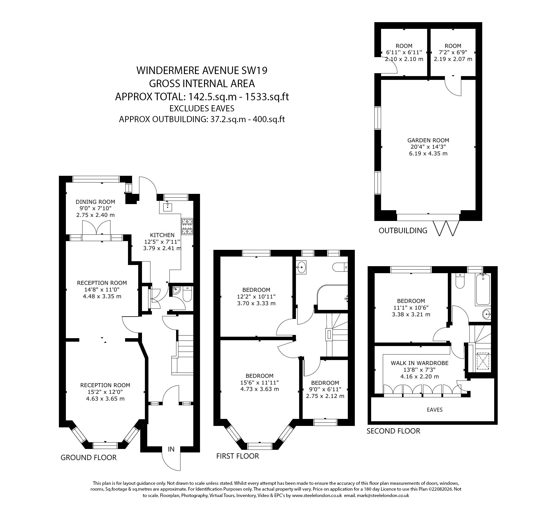 12 Windermere Avenue, London floorplan