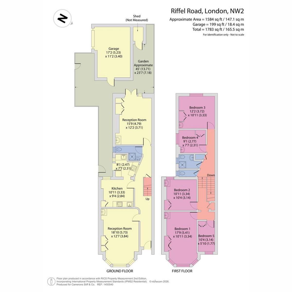 49, Riffel Road, London floorplan