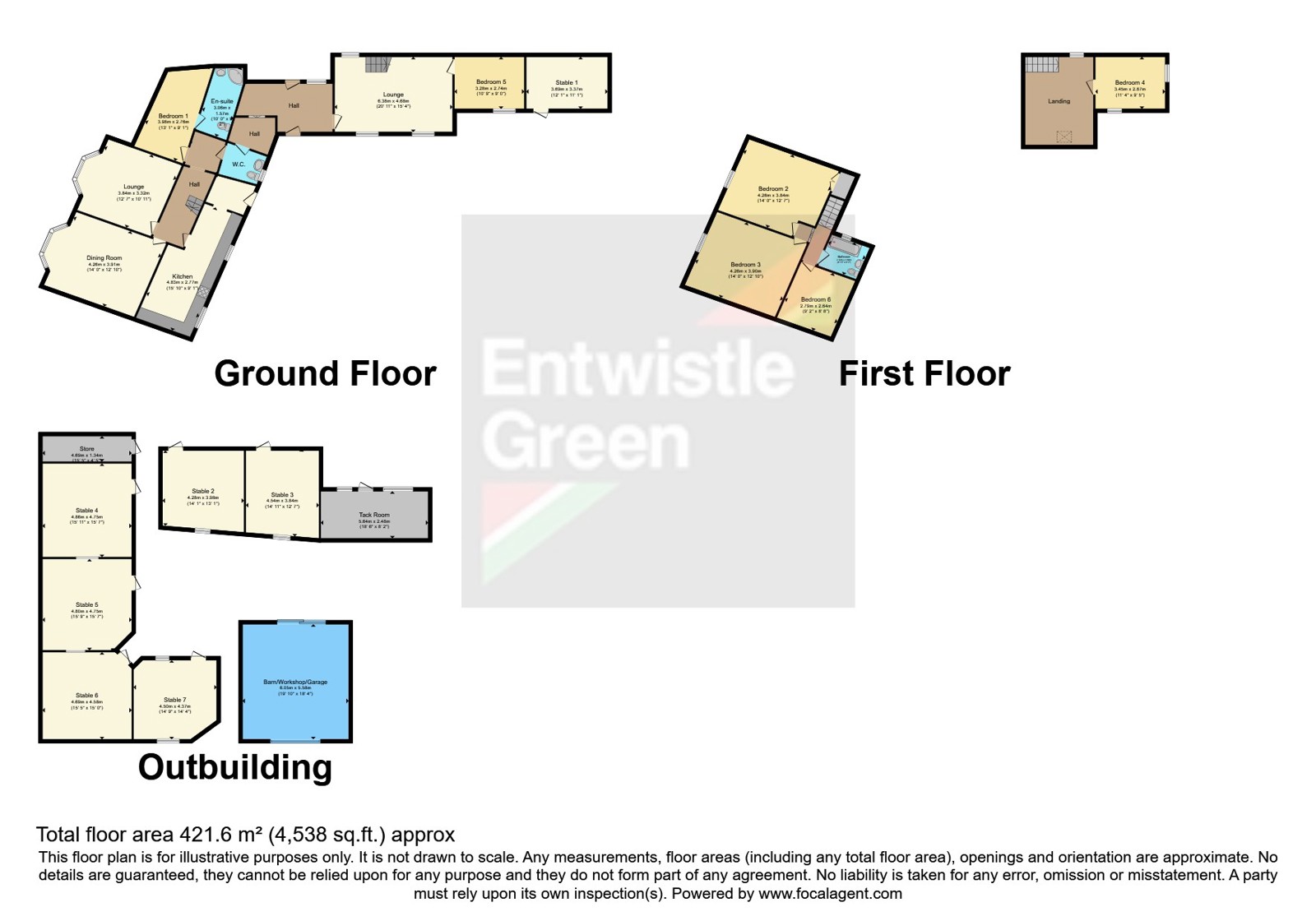 Underbank Cottages,, Raikes Road, Lancashire floorplan
