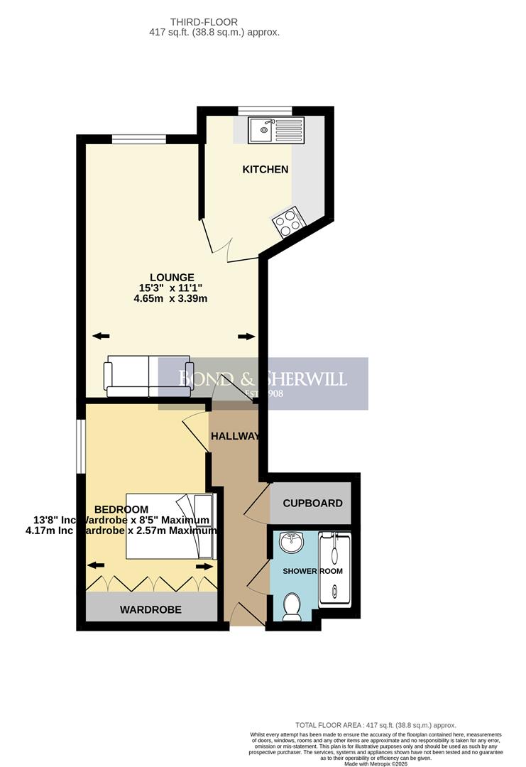 Flat 34, 76, Brighton Road, Coulsdon floorplan