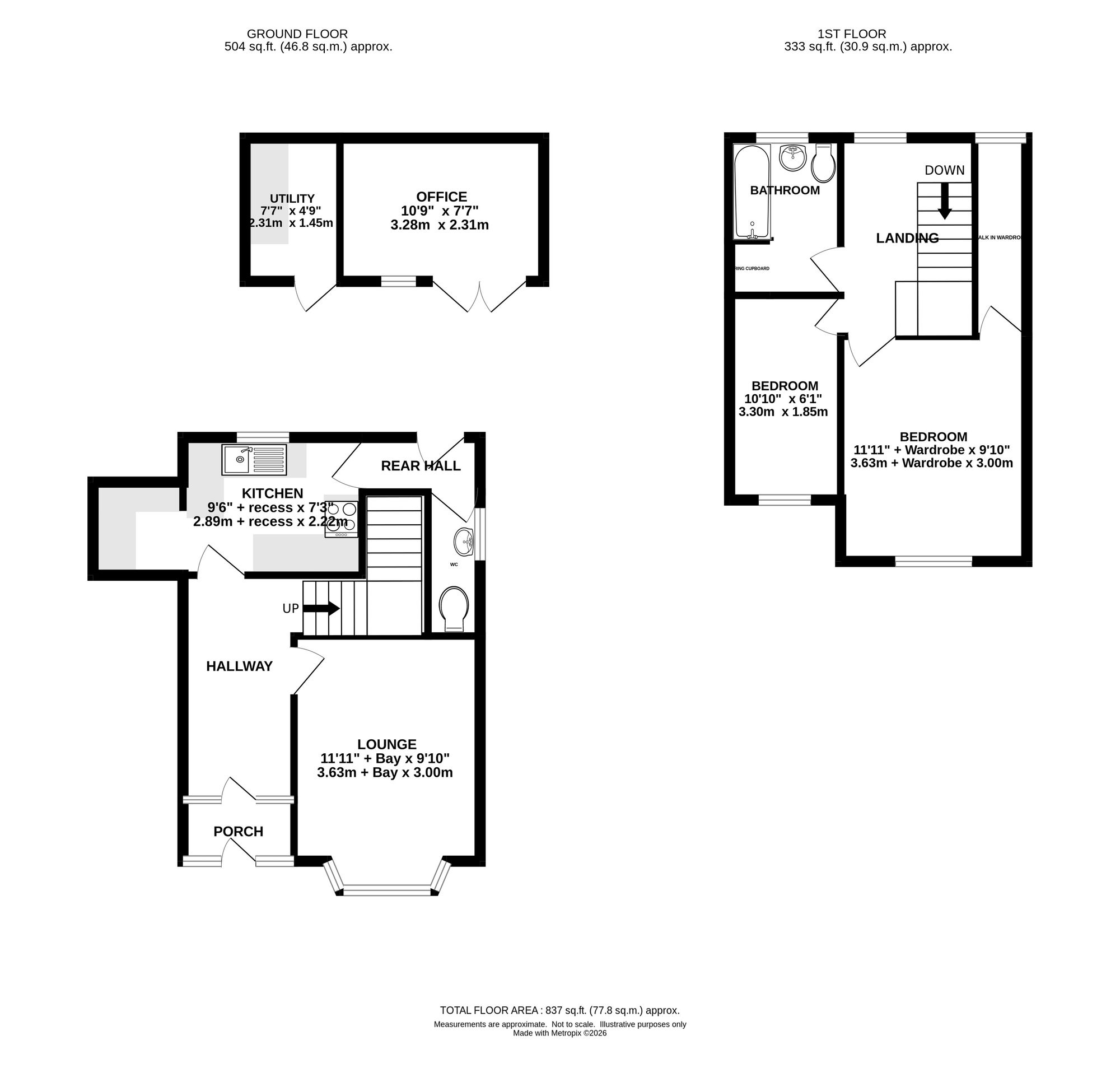 47 Middlewich Road, Crewe floorplan