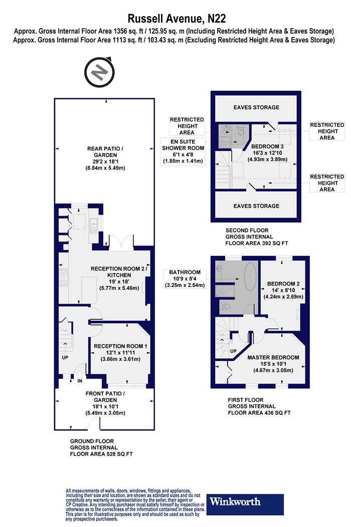 143, Russell Avenue, London floorplan