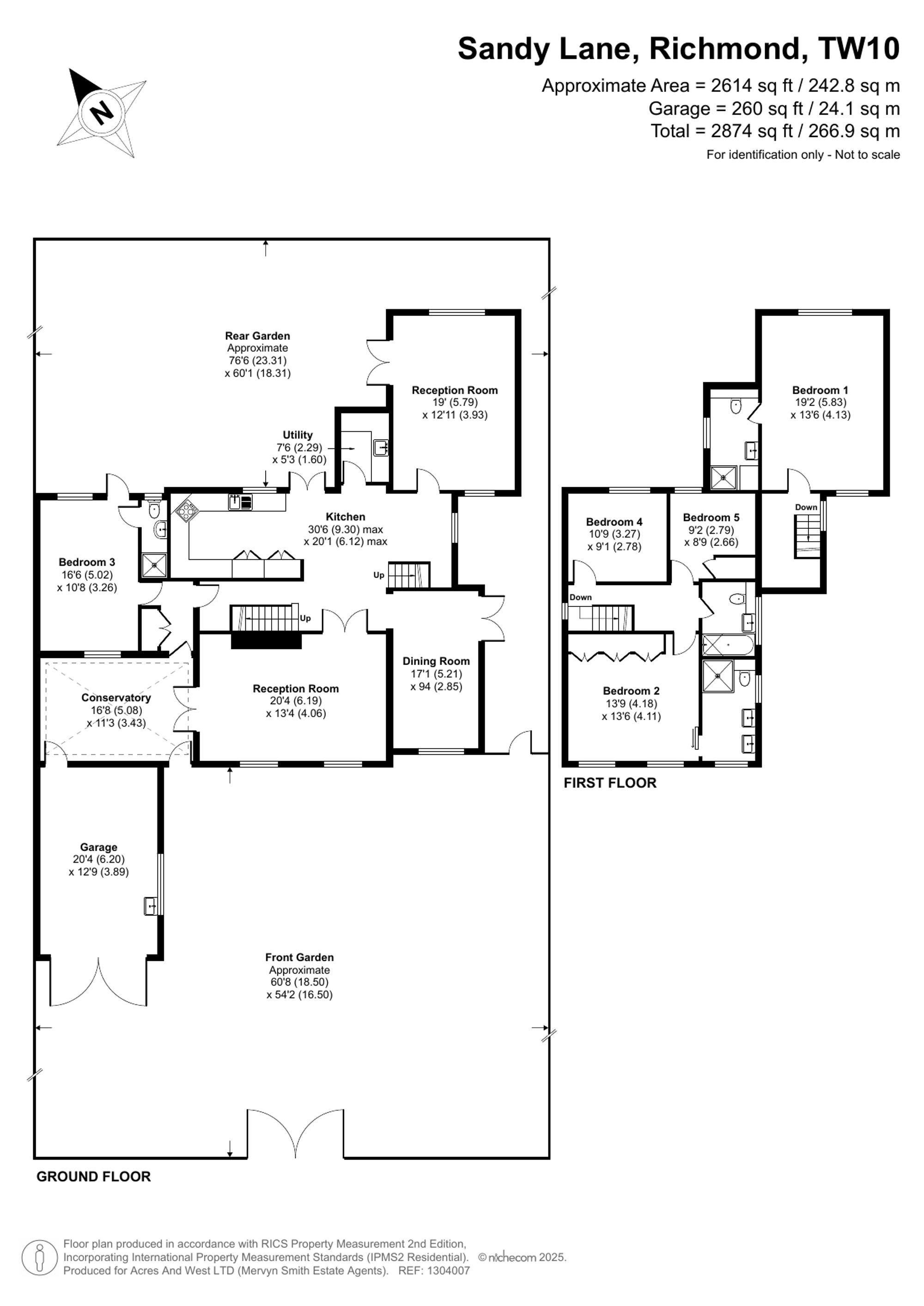 14 Sandy Lane, Richmond floorplan