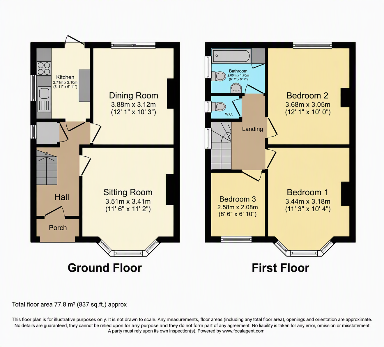 60, Hugh Allen Crescent, Oxford floorplan
