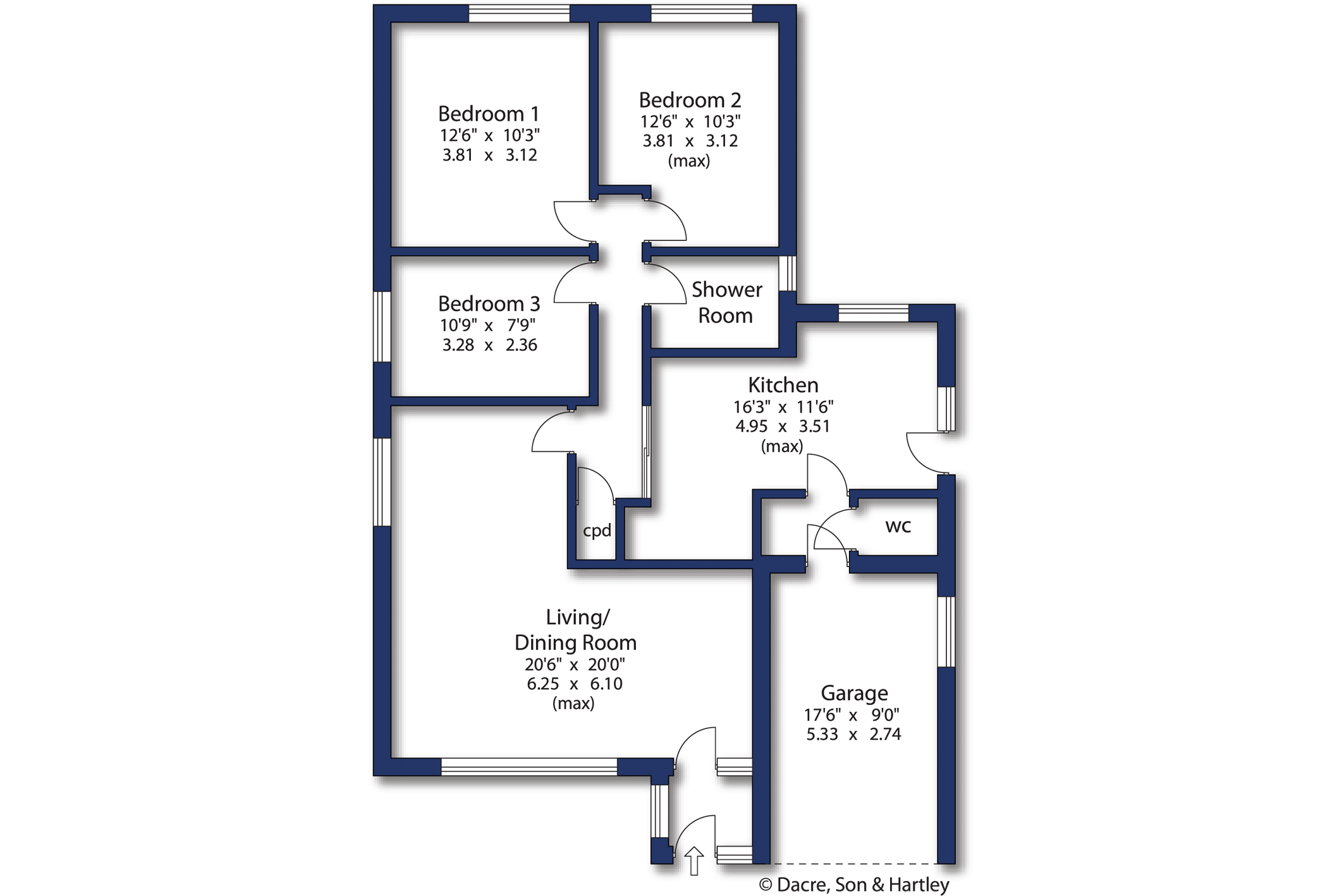 39, Marton Road, Skipton floorplan