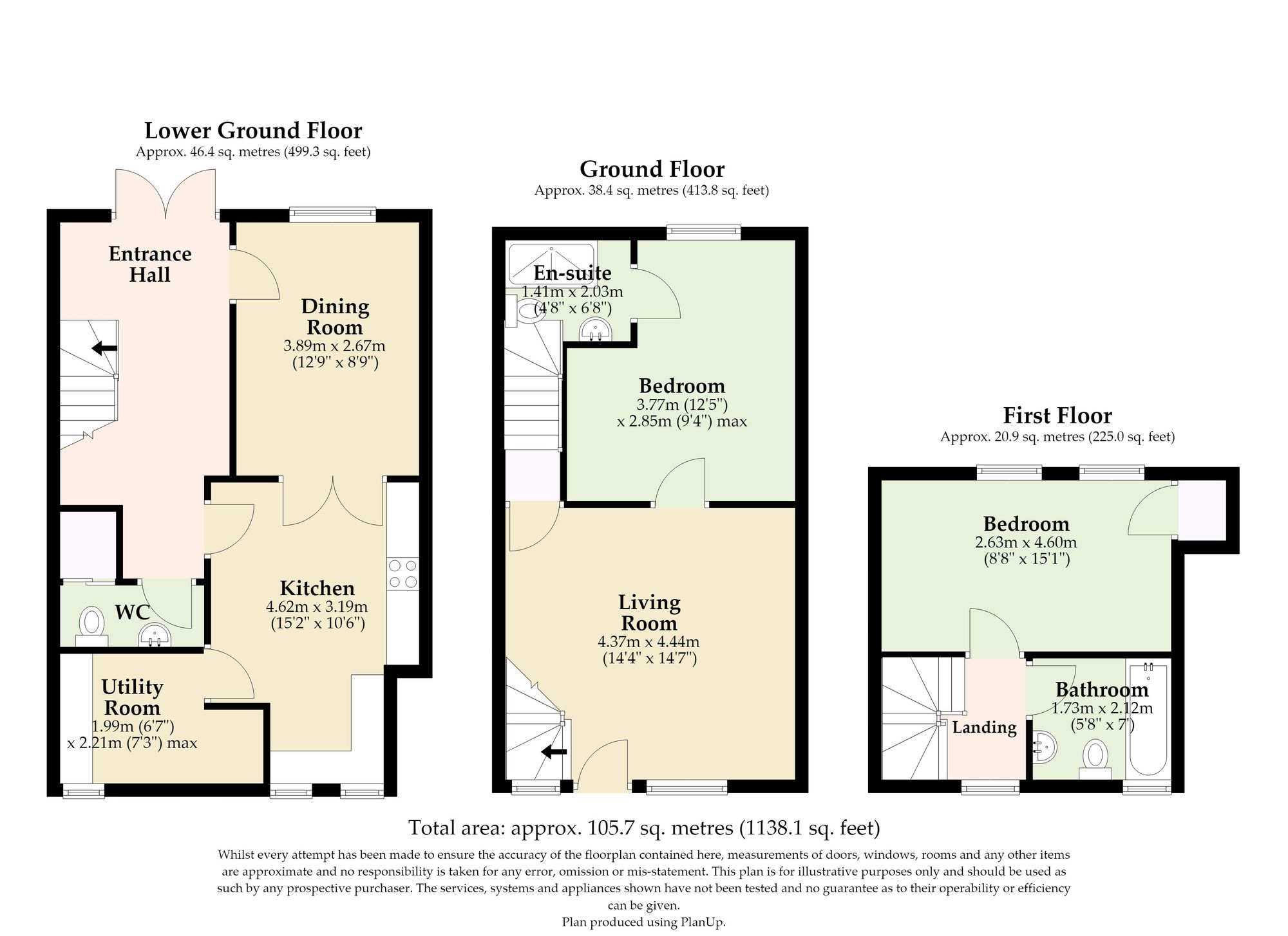 61 Mount Street, Diss floorplan