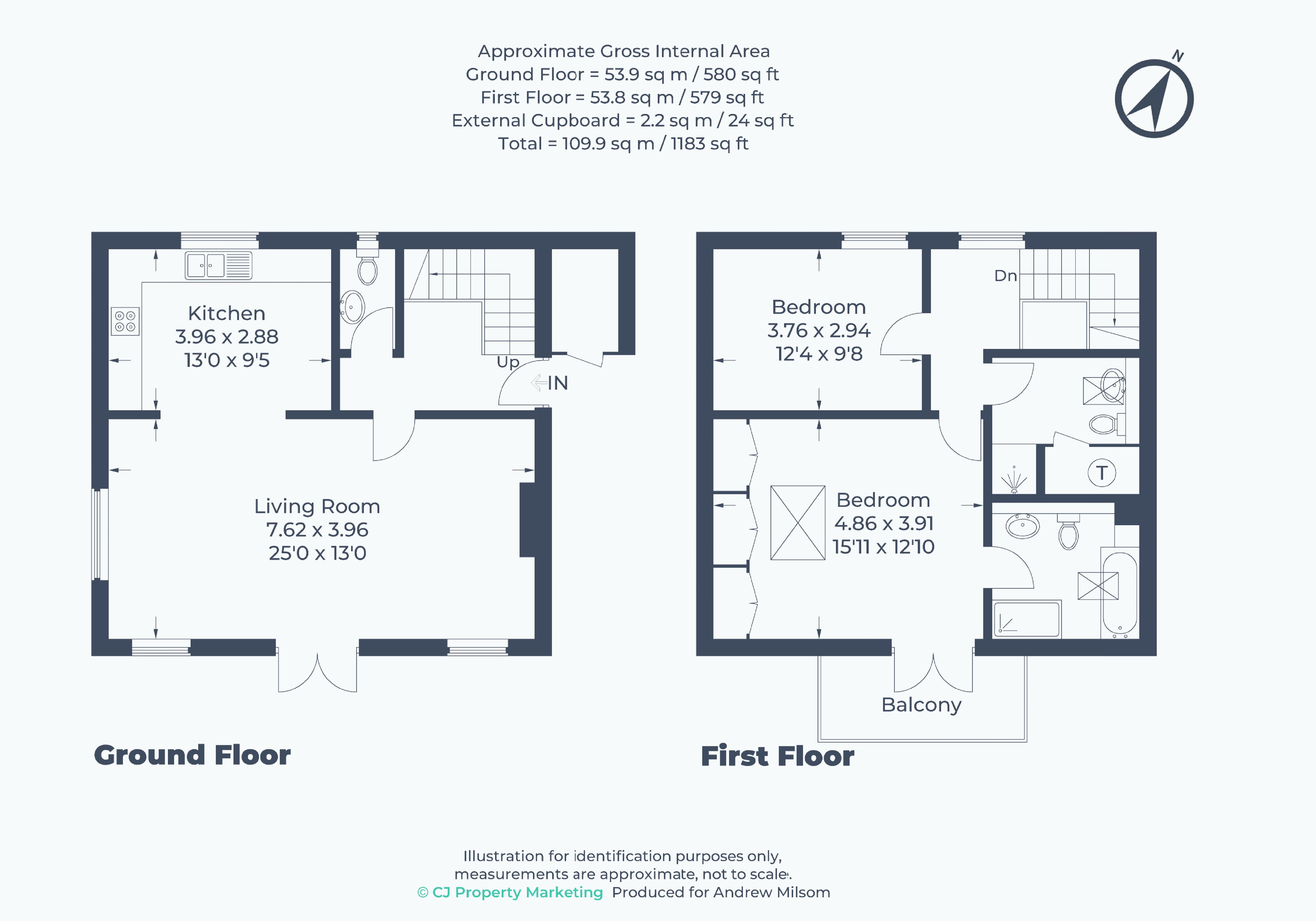 8 Home Wood, Henley Road, Marlow floorplan