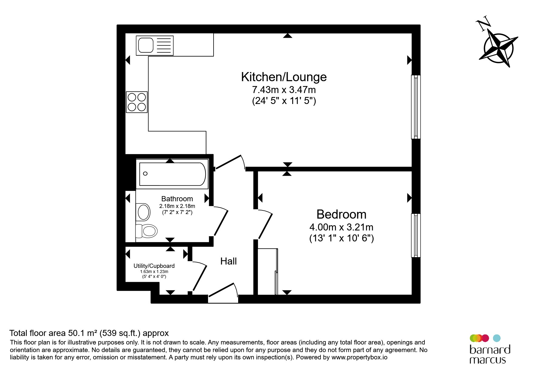 Flat 3, Aurora House, 14, Ceres Crescent, Epsom floorplan