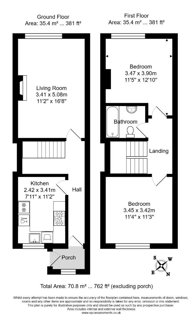 45, St. James Park, Bath floorplan