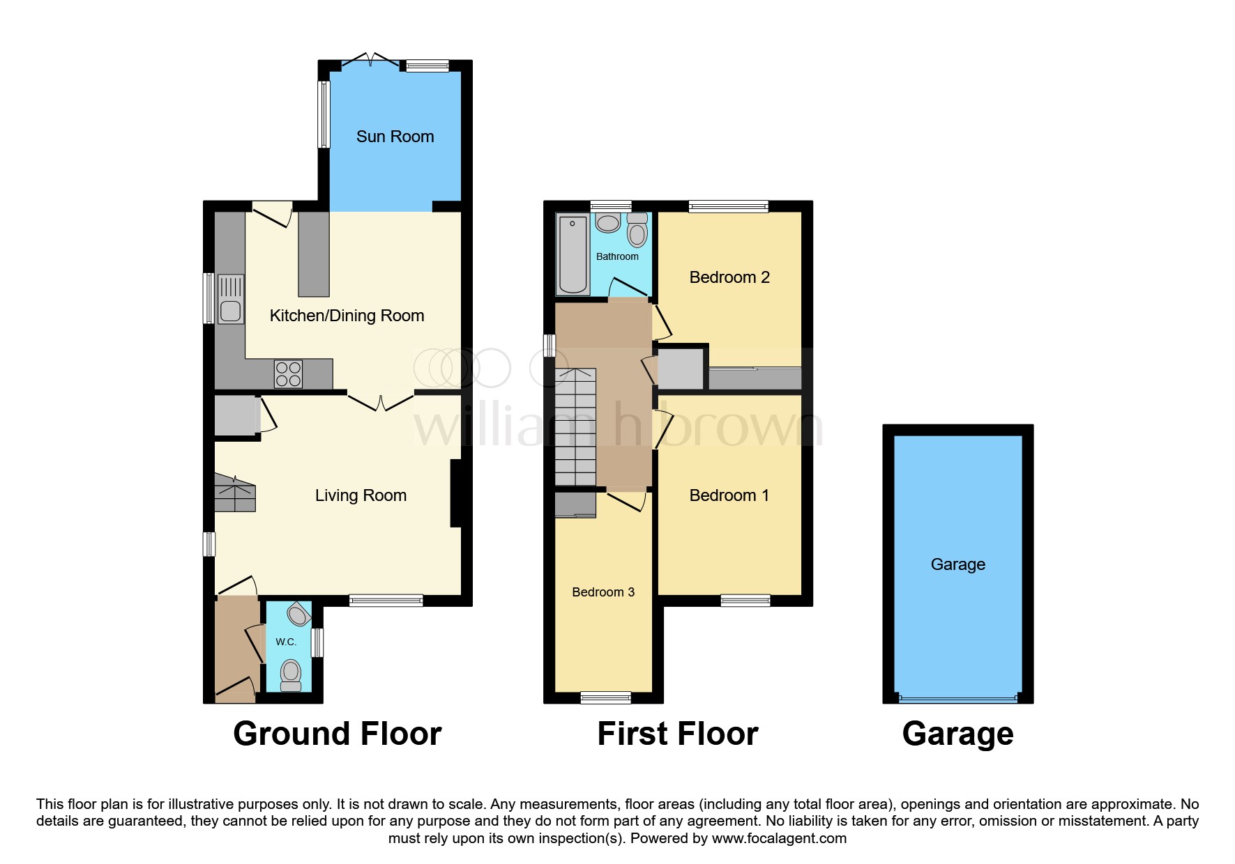 5, Camellia Close, Doncaster floorplan