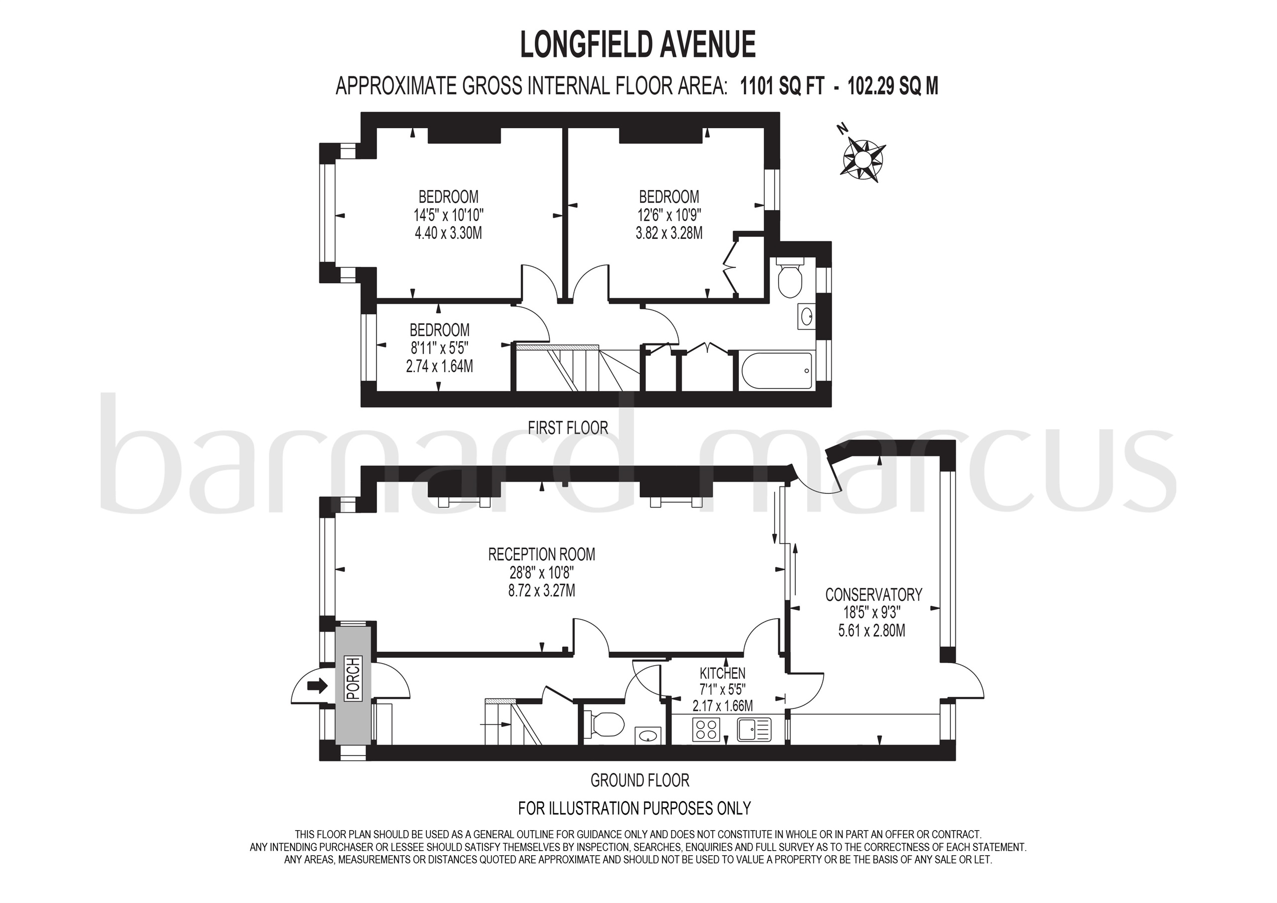 5, Longfield Avenue, Wallington floorplan