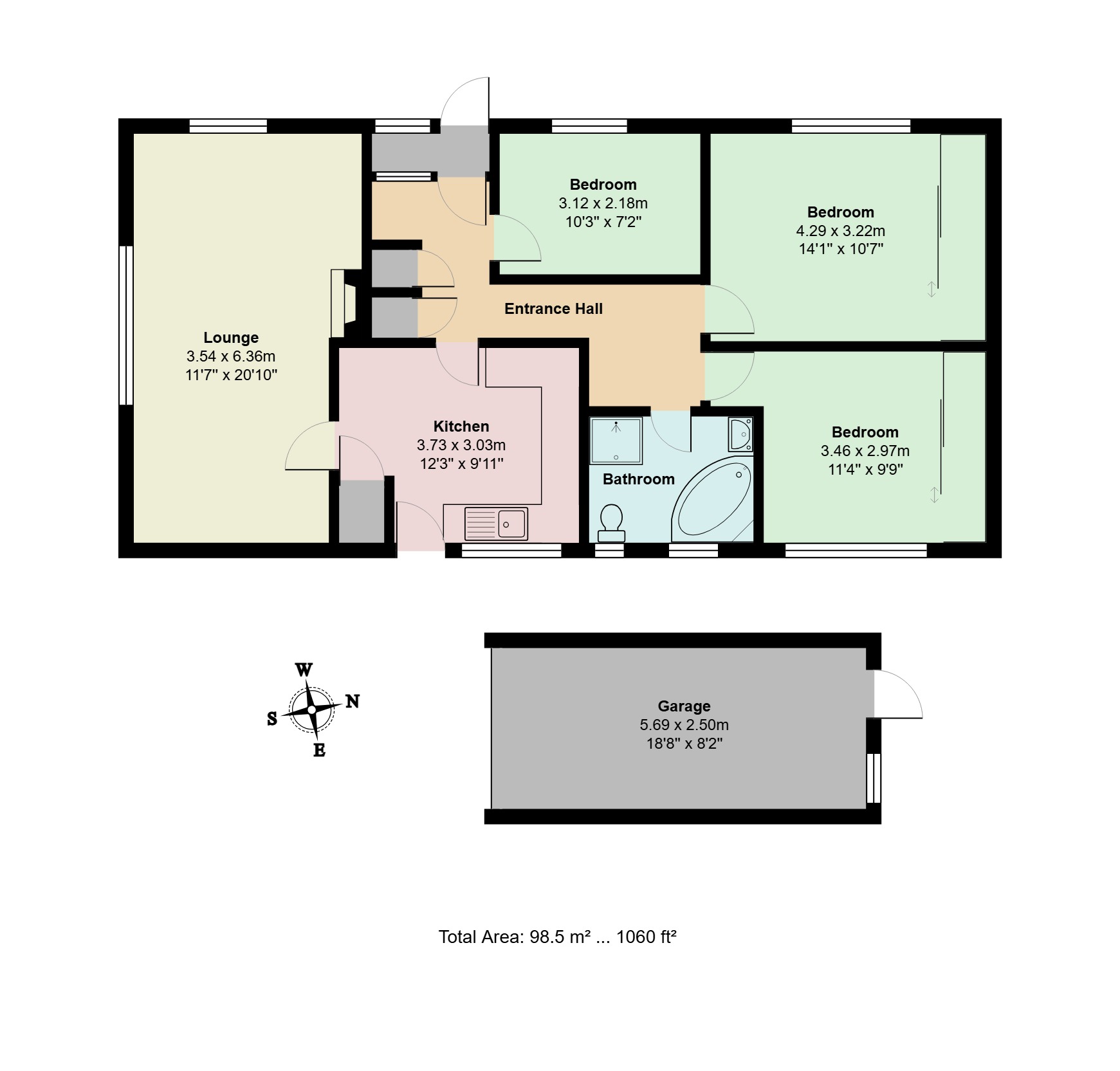 18 Rookery Way, Stowmarket floorplan