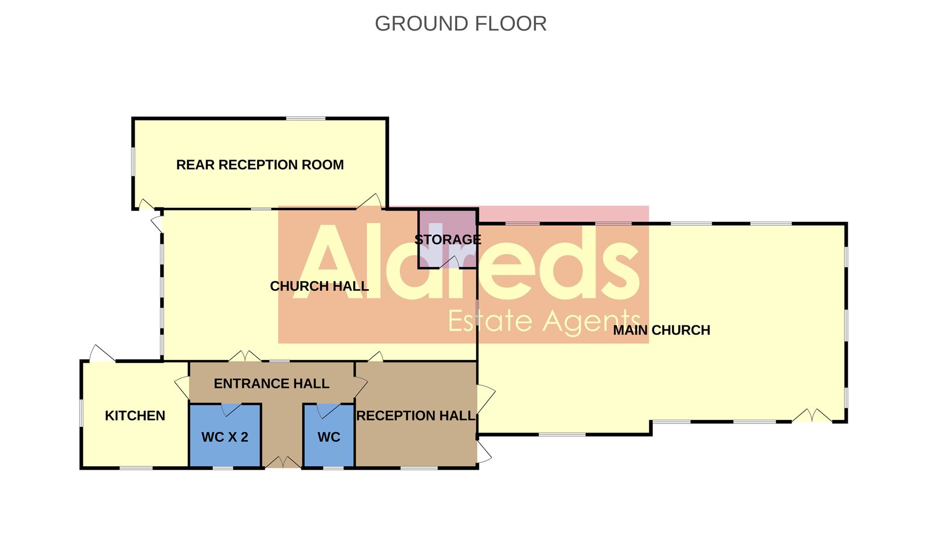 St Nicholas Church, Morton Road, Lowestoft floorplan