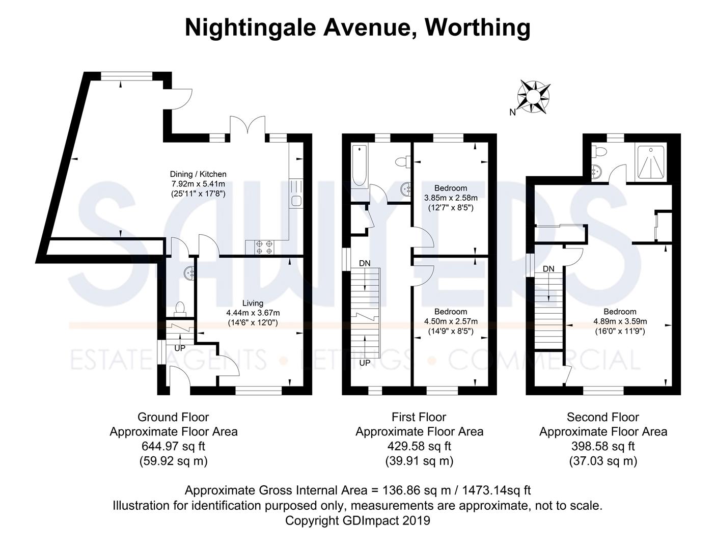 3 Bedrooms Semi-detached house for sale in Nightingale Avenue, Goring-By-Sea, Worthing BN12