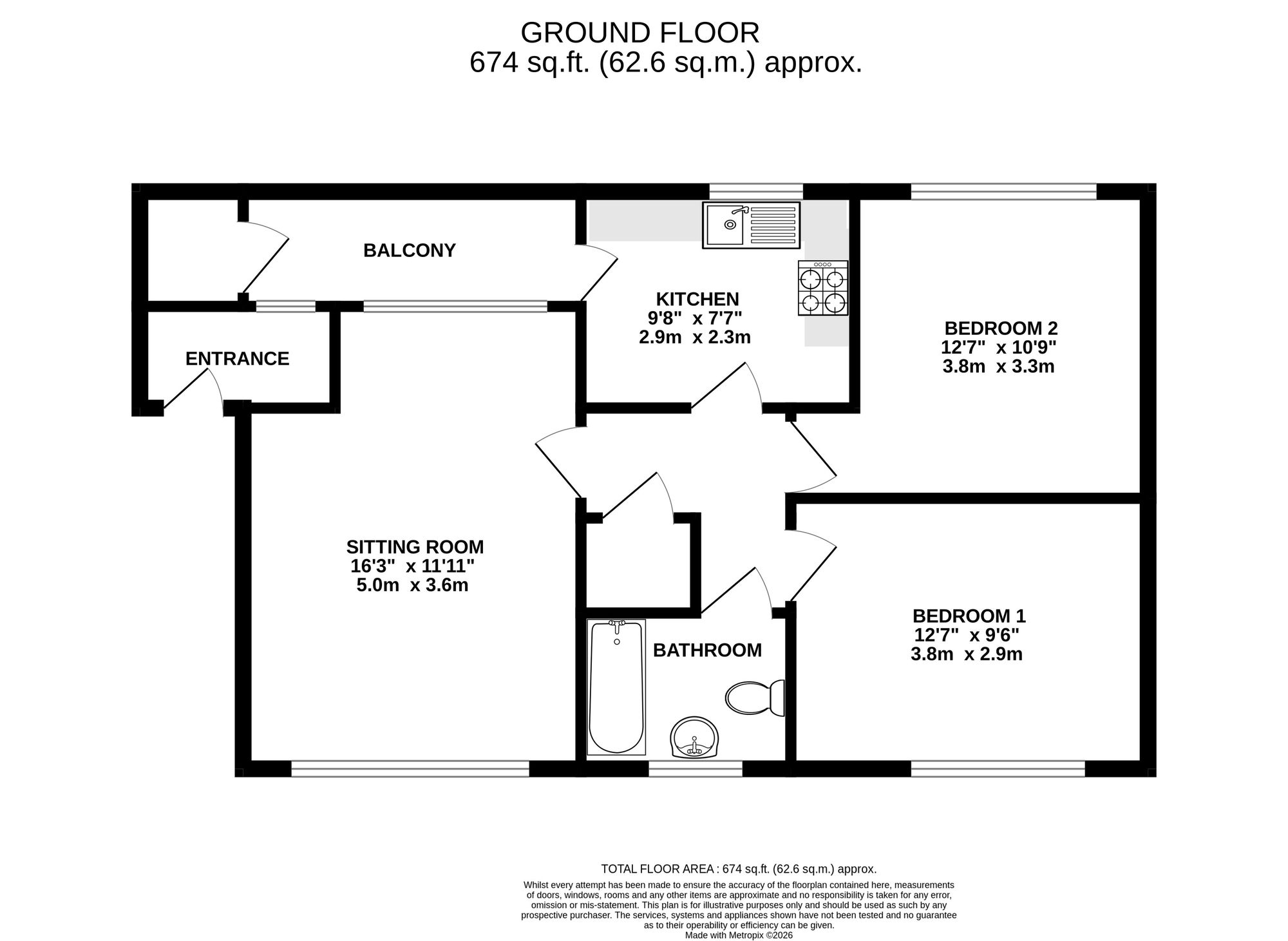 9 Vandyke Close, Newport floorplan