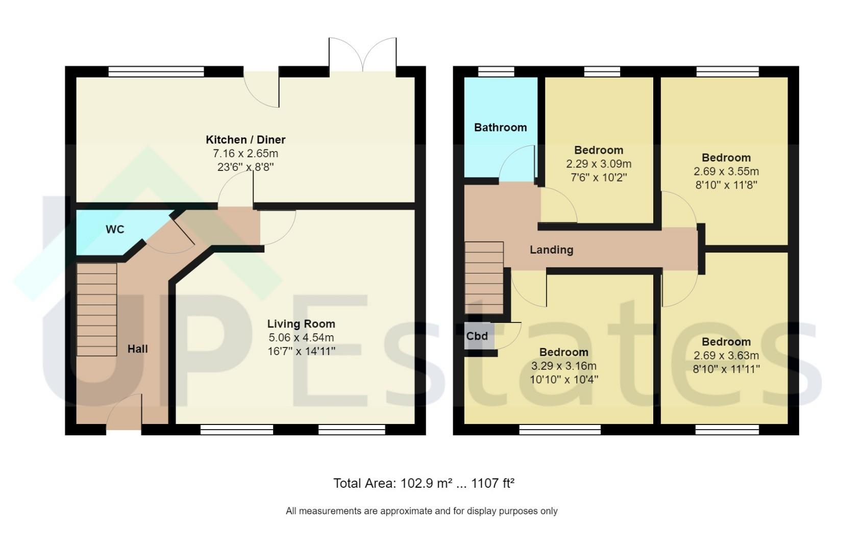 1, Abbotsbury Close, Coventry floorplan