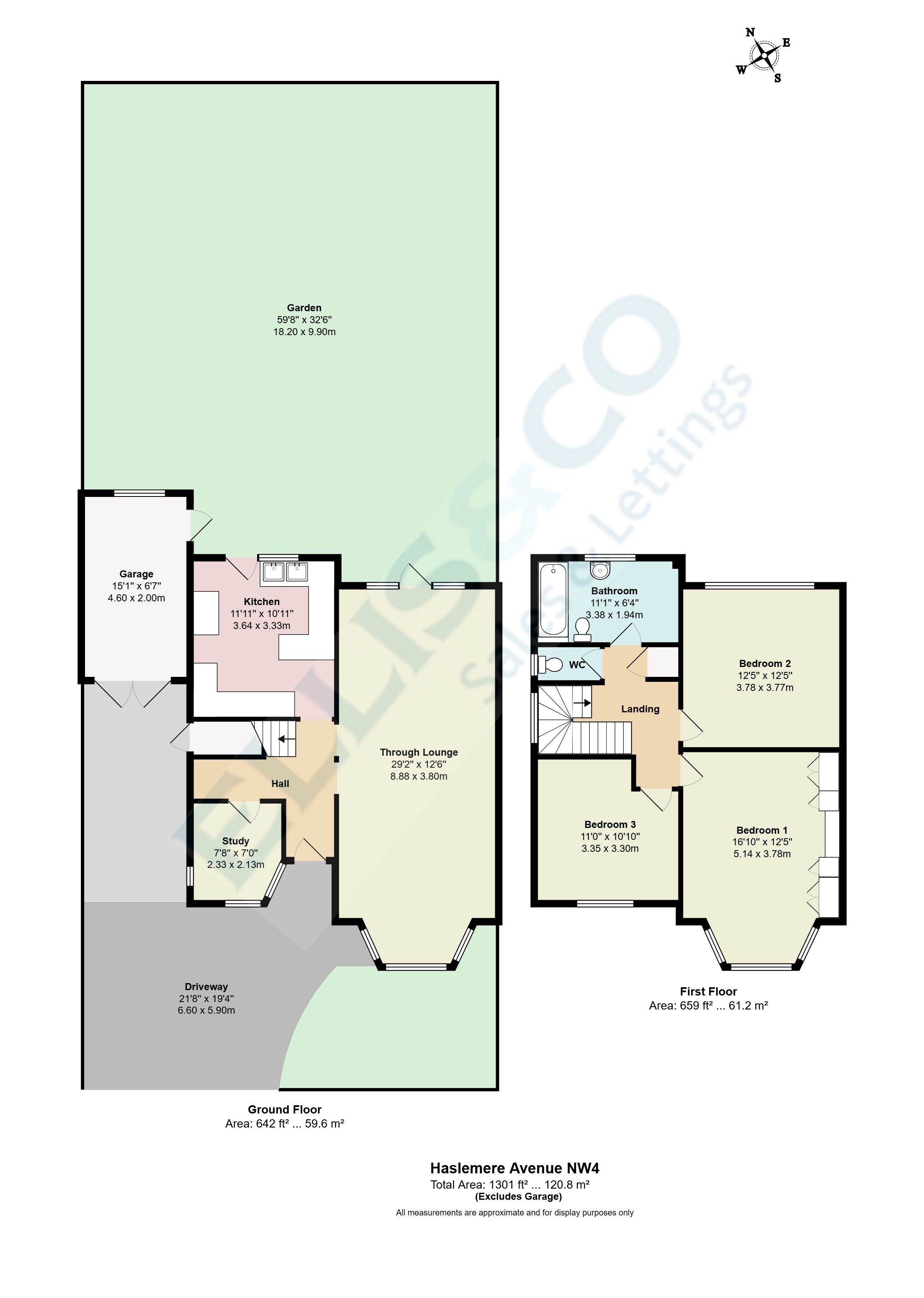 31, Haslemere Avenue, Hendon floorplan