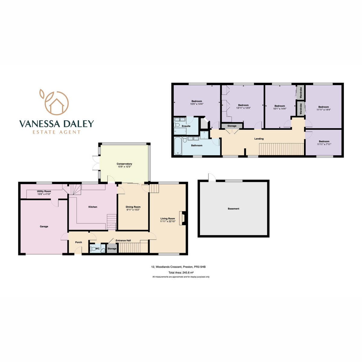 12, Woodlands Crescent, Preston floorplan