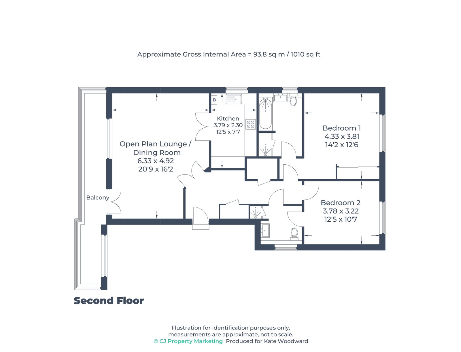 Churleswood Court,Flat 5, Shire Lane, Rickmansworth floorplan