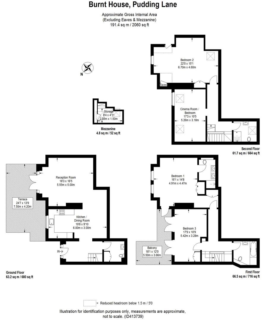 3, Burnt House, Chigwell floorplan