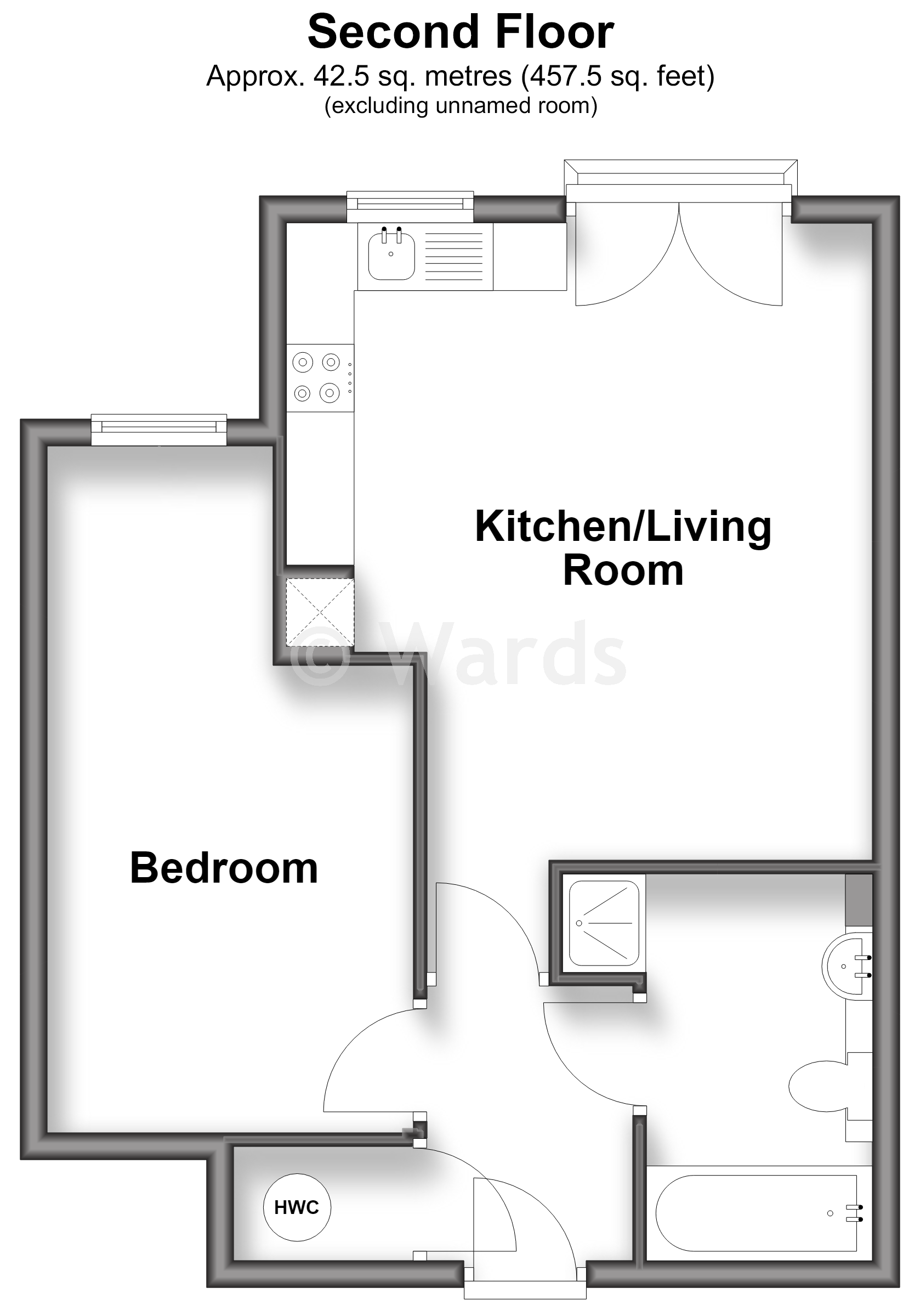 Windsor Court, Hoxton Close, Ashford floorplan