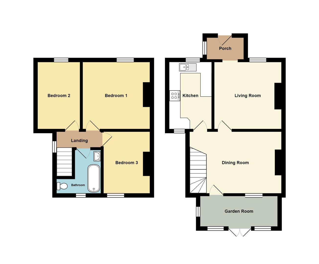 Vernon Cottage, 19, Main Street, Gedney Dyke Spalding floorplan