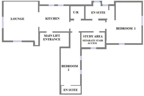 4, Trafalger House, Frinton on sea floorplan