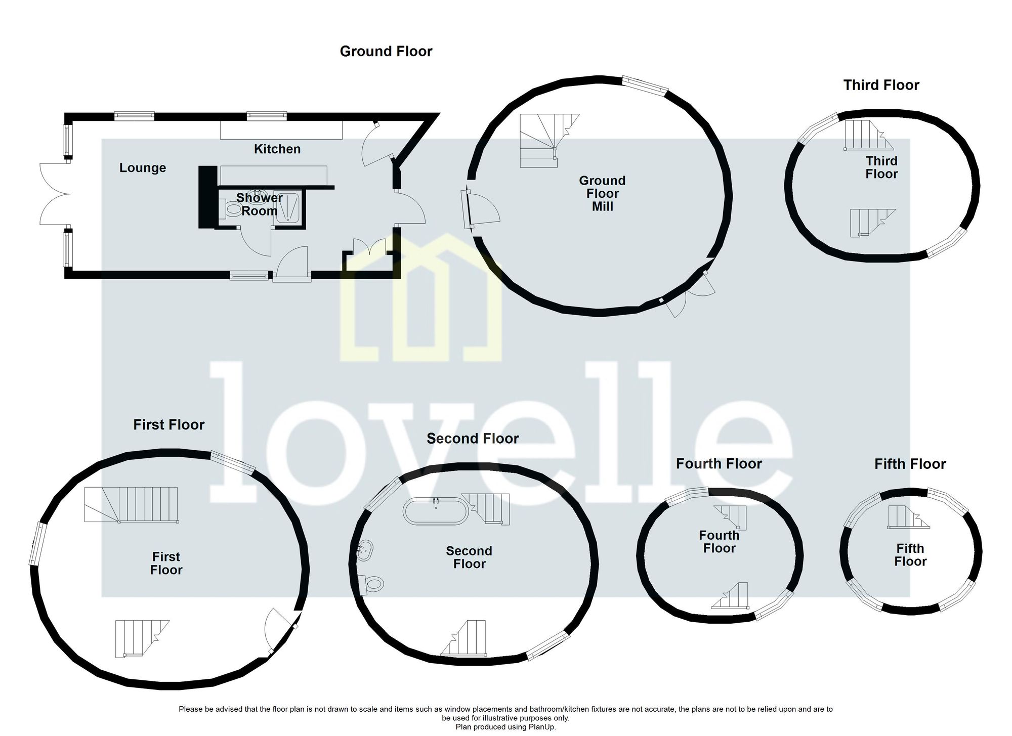 Legbourne Mill Mill Lane, Louth floorplan
