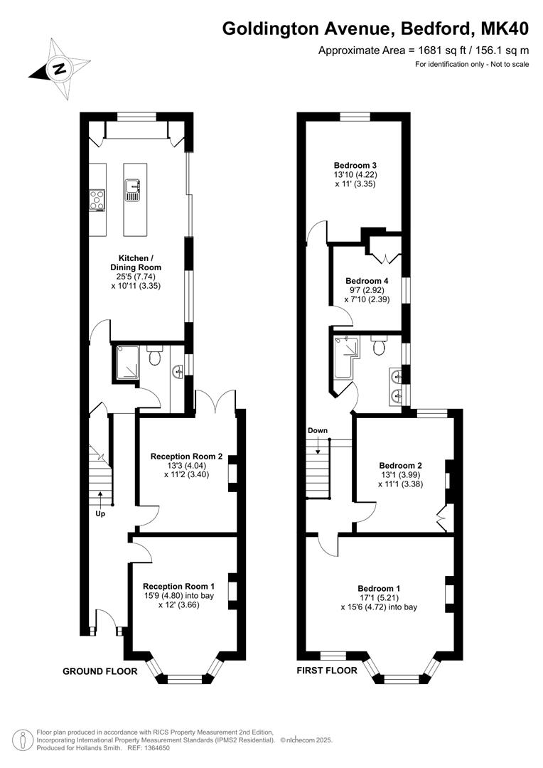 53, Goldington Avenue, Bedford floorplan