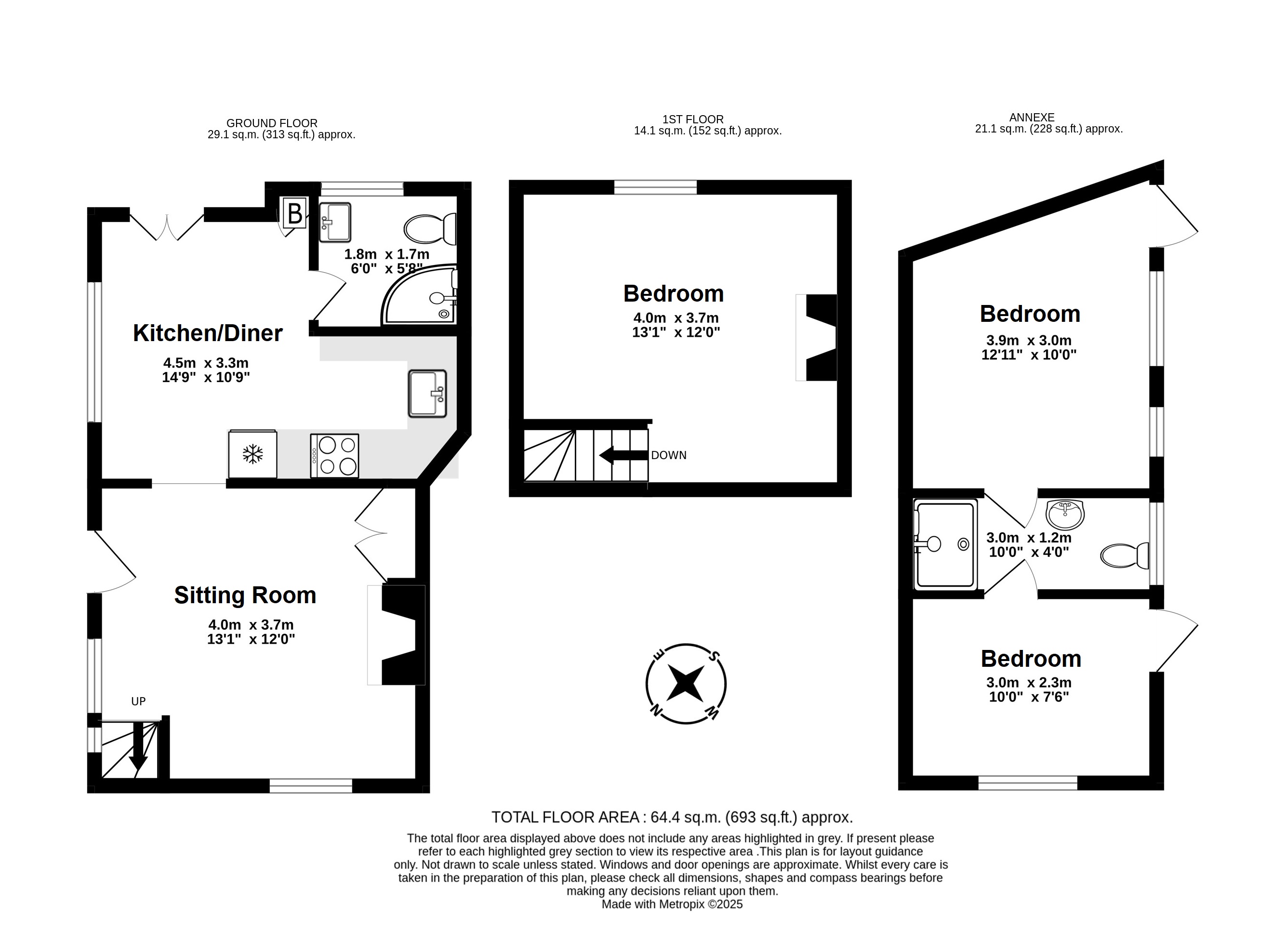 Rose Lea,, Front Street, Deal floorplan