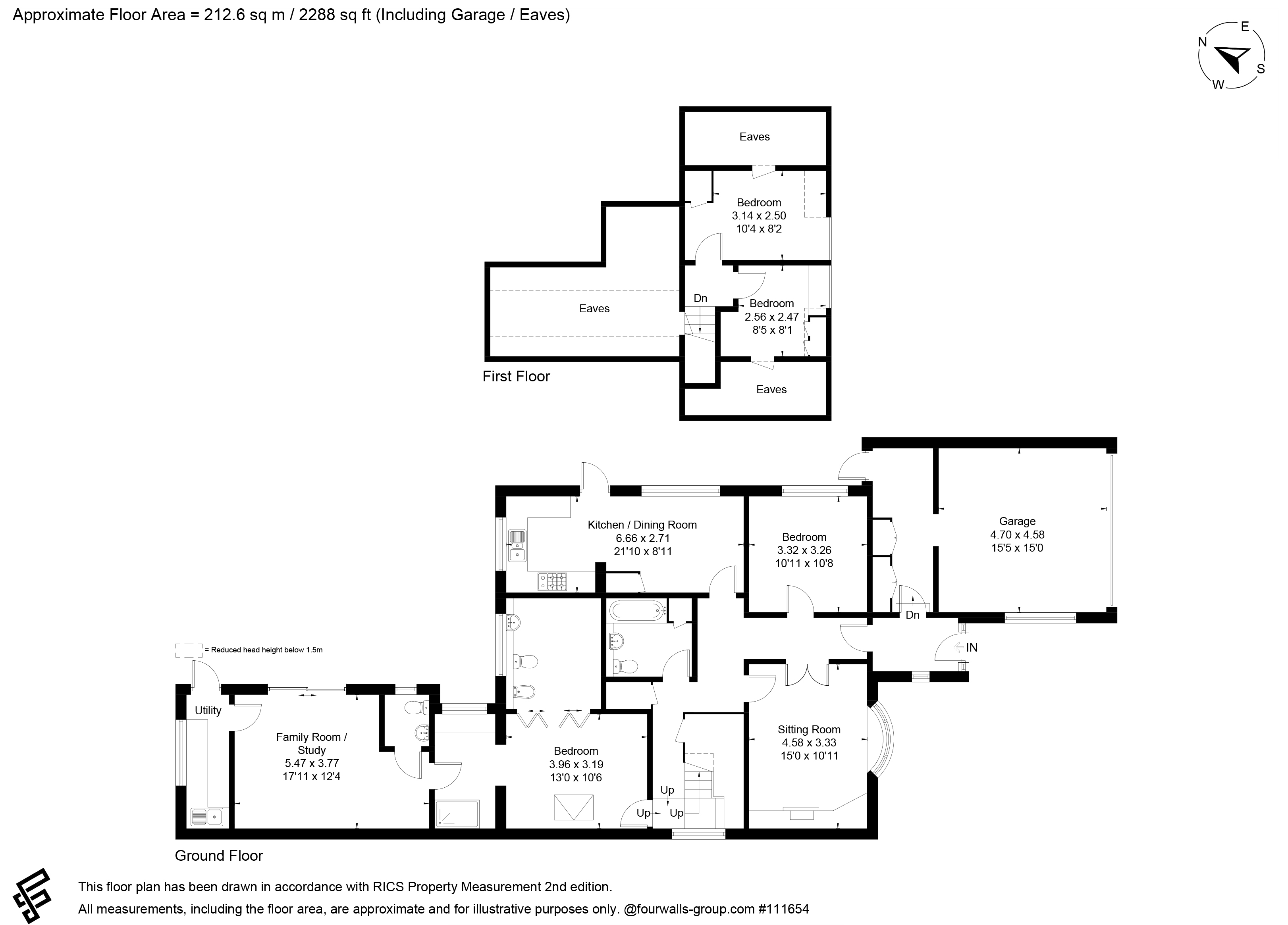 103, Pack Lane, Kempshott floorplan