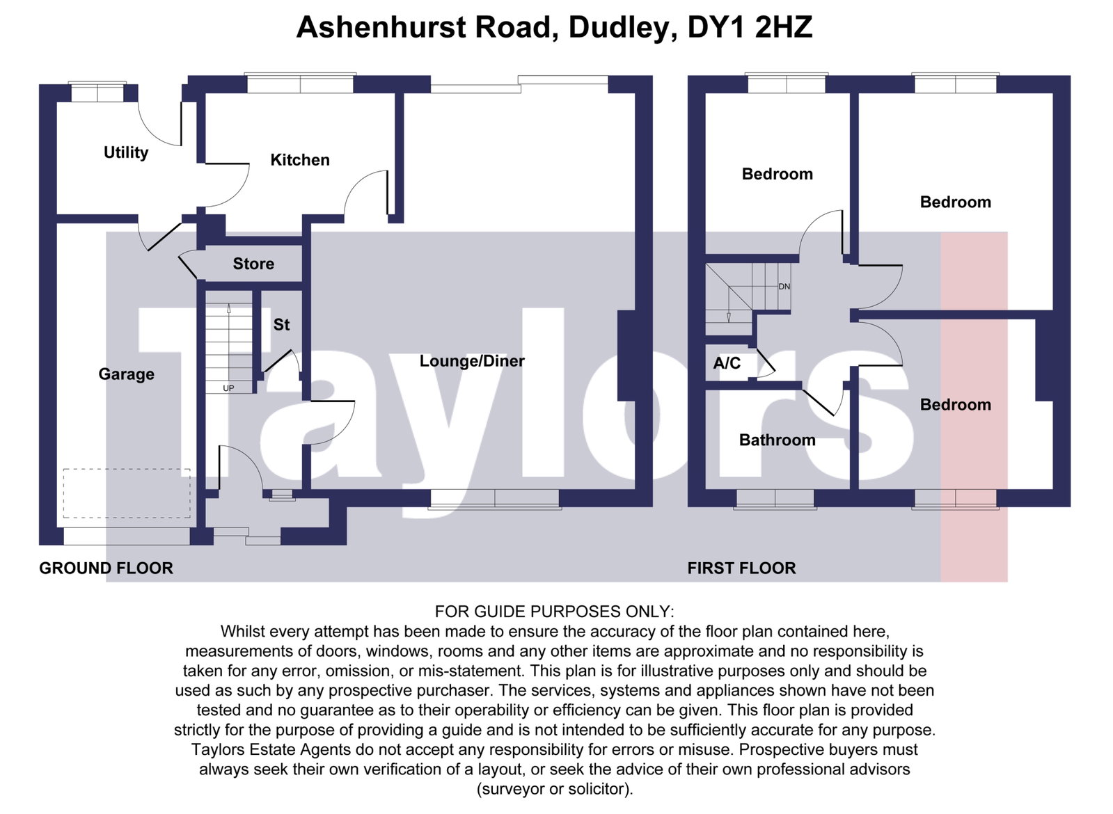 Ashenhurst Road, Dudley floorplan