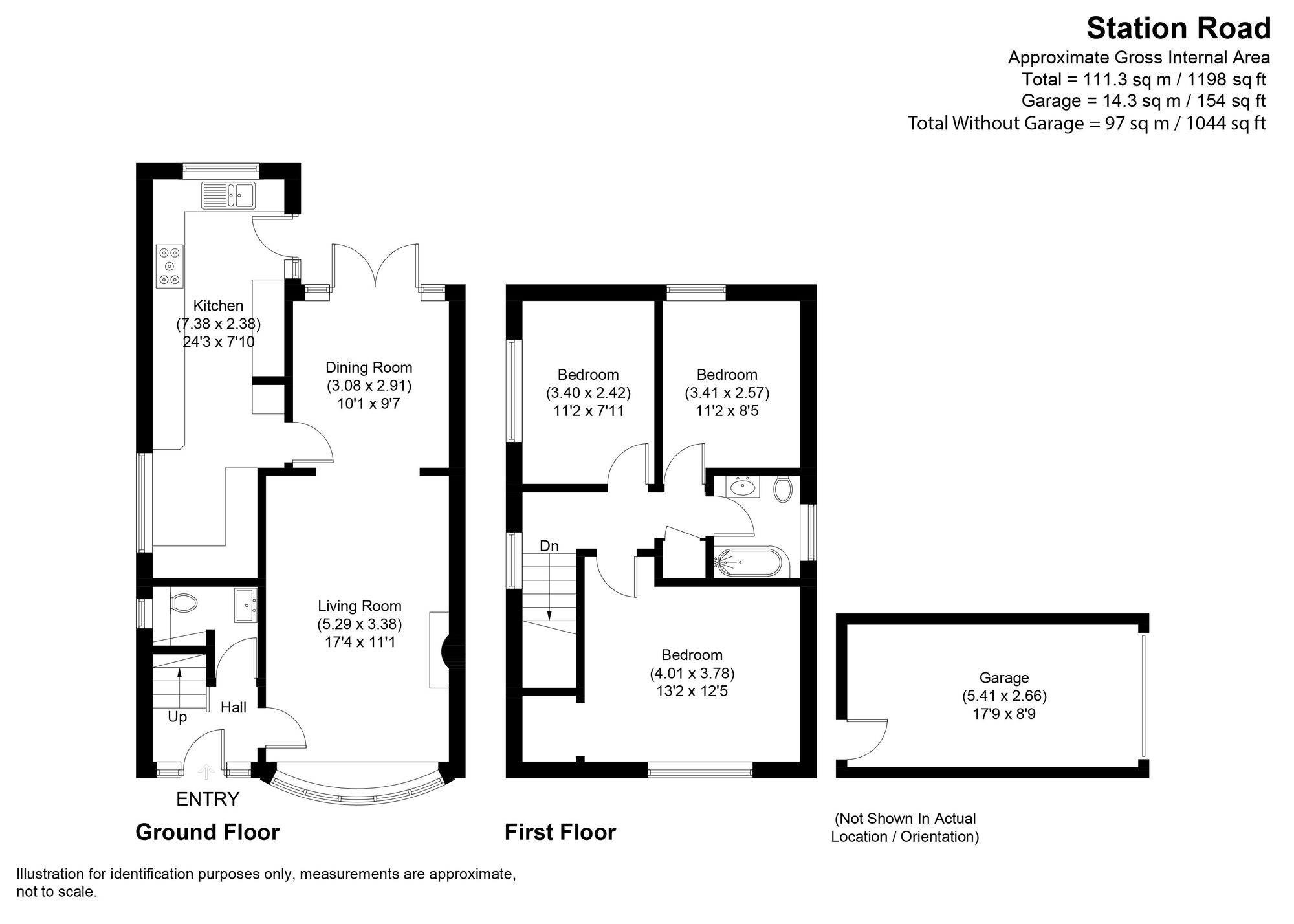 33 Station Road, Pershore floorplan