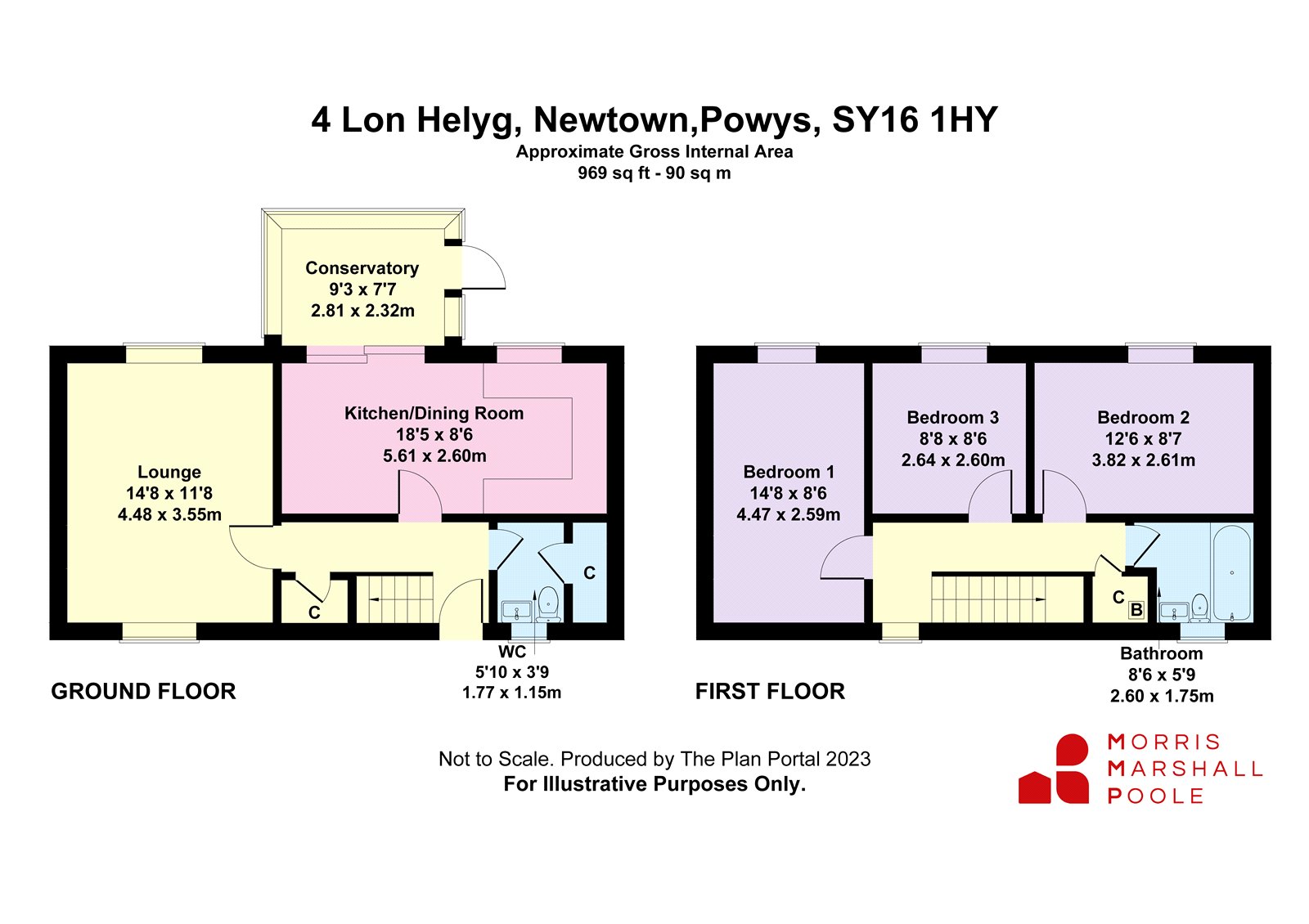 4, Lon Helyg, Powys floorplan
