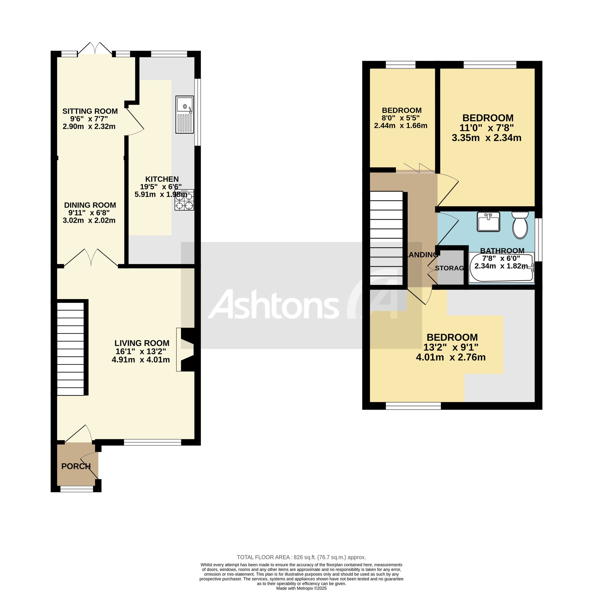 27 Walford Road, Wigan floorplan